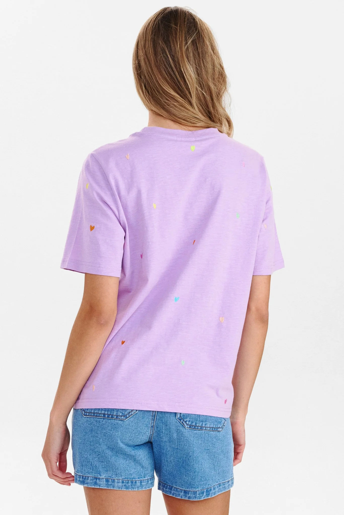 NUKRISTIN TEE - GOTS - Lupine - Image 2