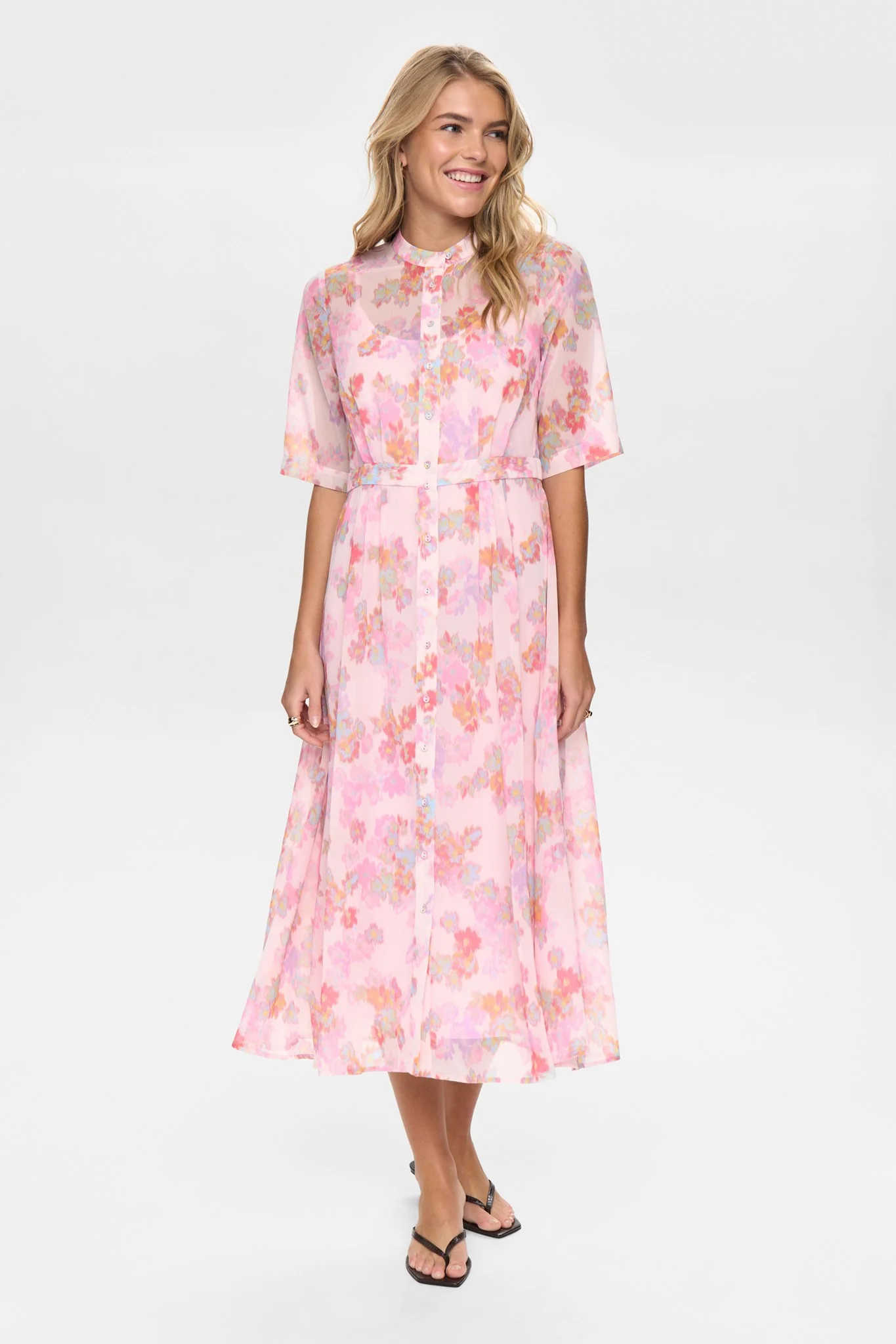 NUKYNDALL NEW SS DRESS - Blushing Bride - Image 3