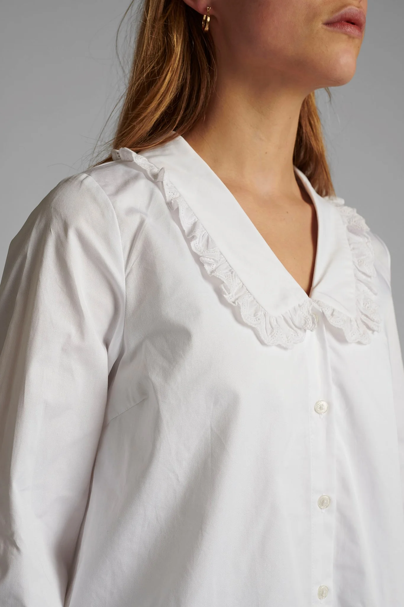 NULACY SHIRT - Bright White - Image 4