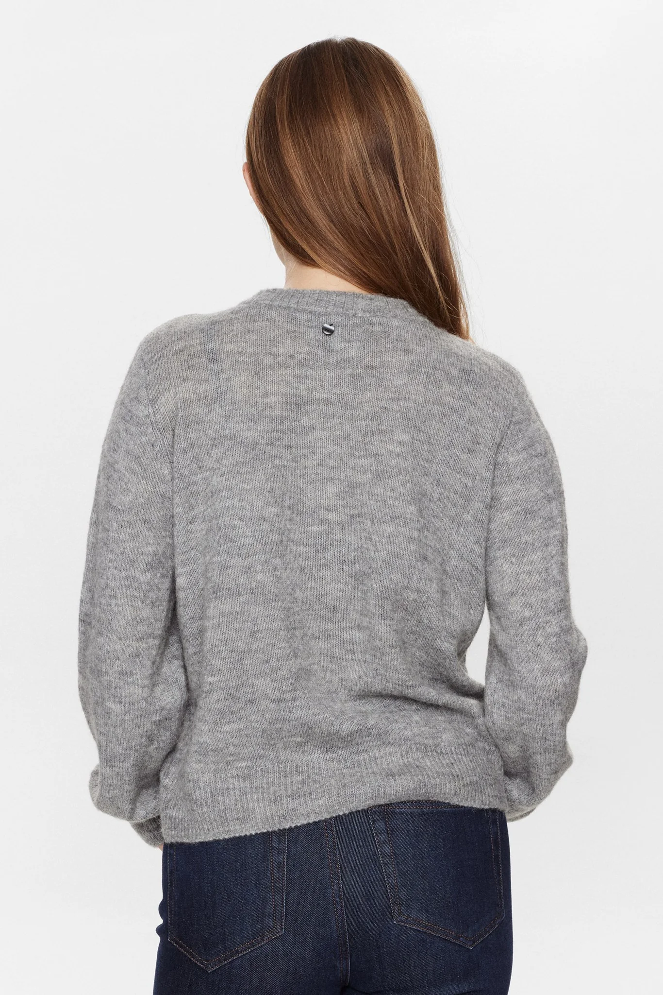 NULAMINA CARDIGAN - Medium Grey mel - Image 2
