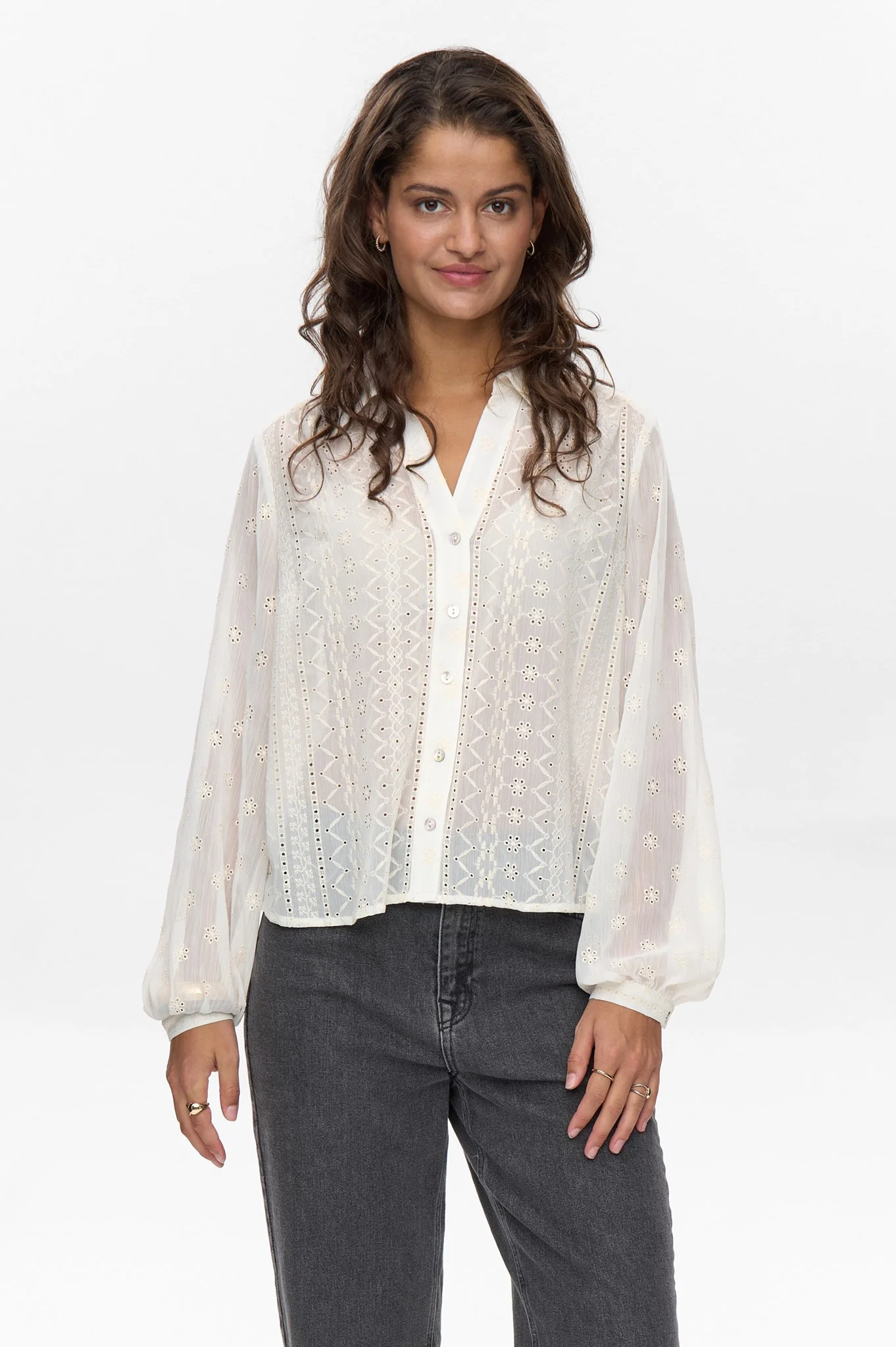 NULAURE SHIRT - Cloud Dancer