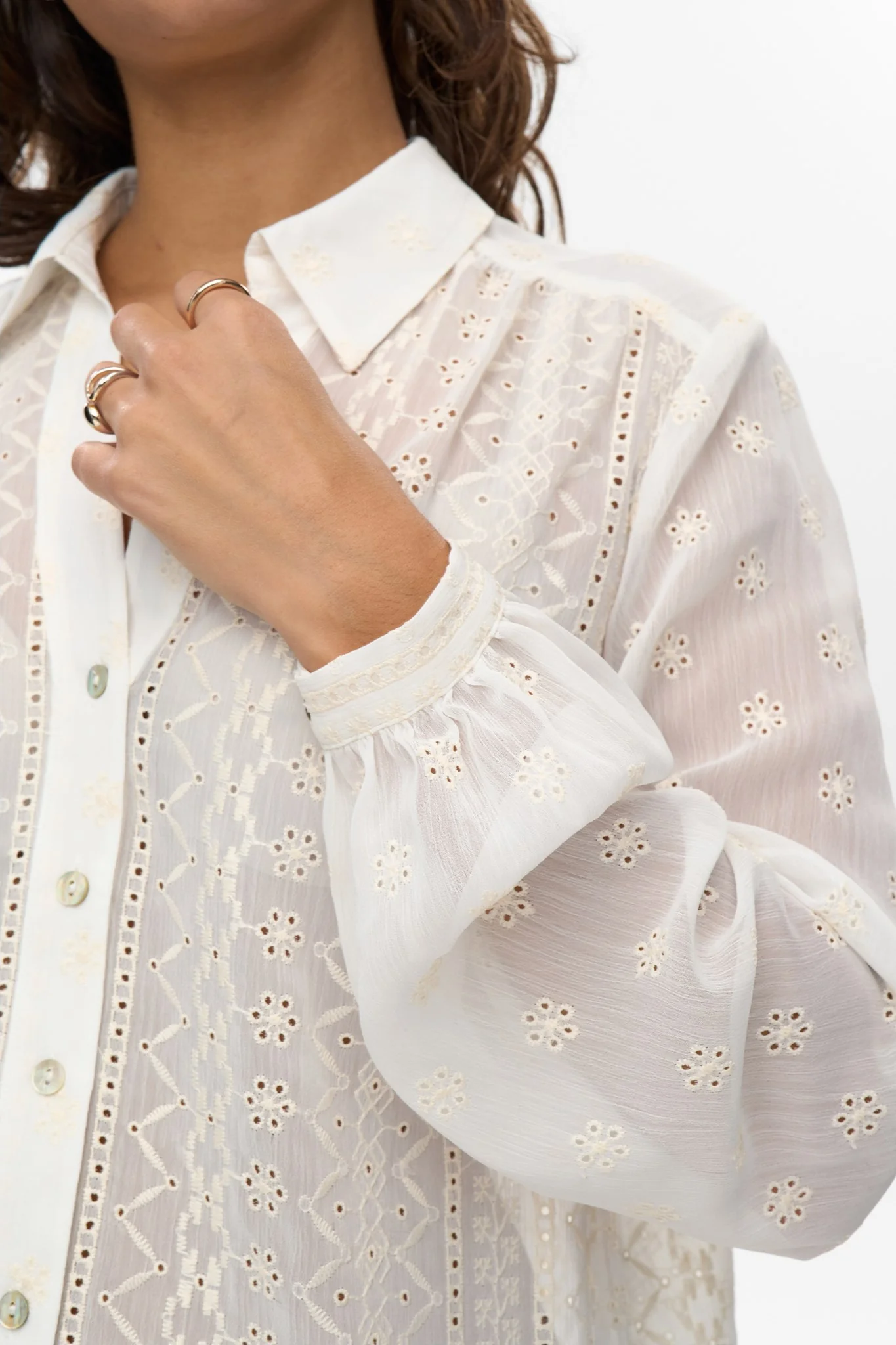 NULAURE SHIRT - Cloud Dancer - Image 5