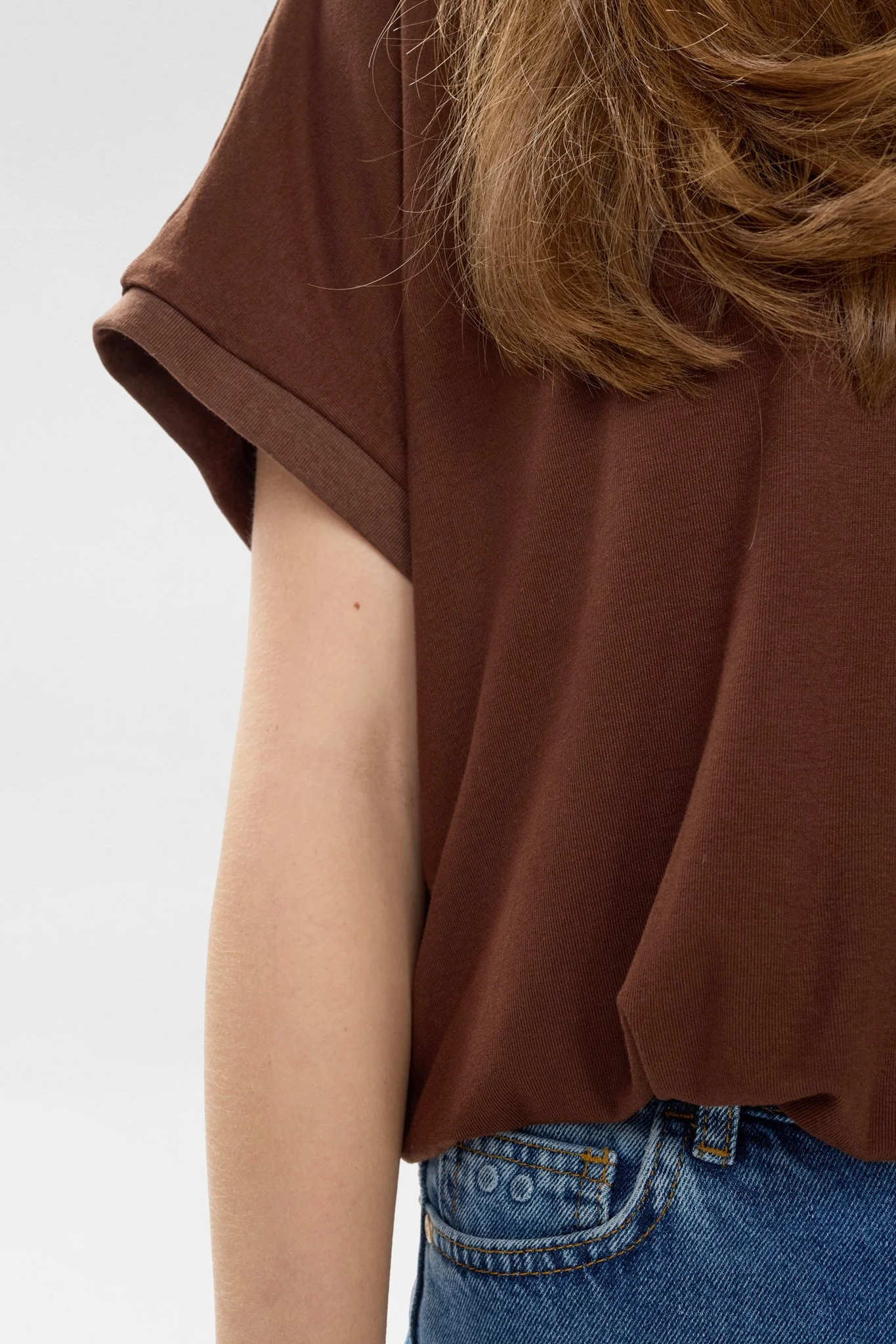NULEAH BOXY TEE - Chicory Coffee - Image 4