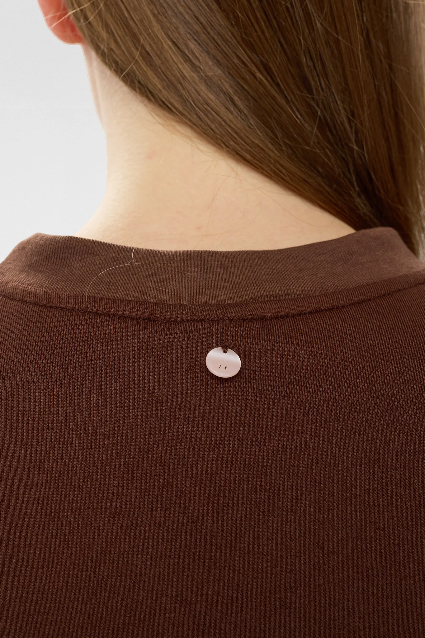 NULEAH BOXY TEE - Chicory Coffee - Image 5