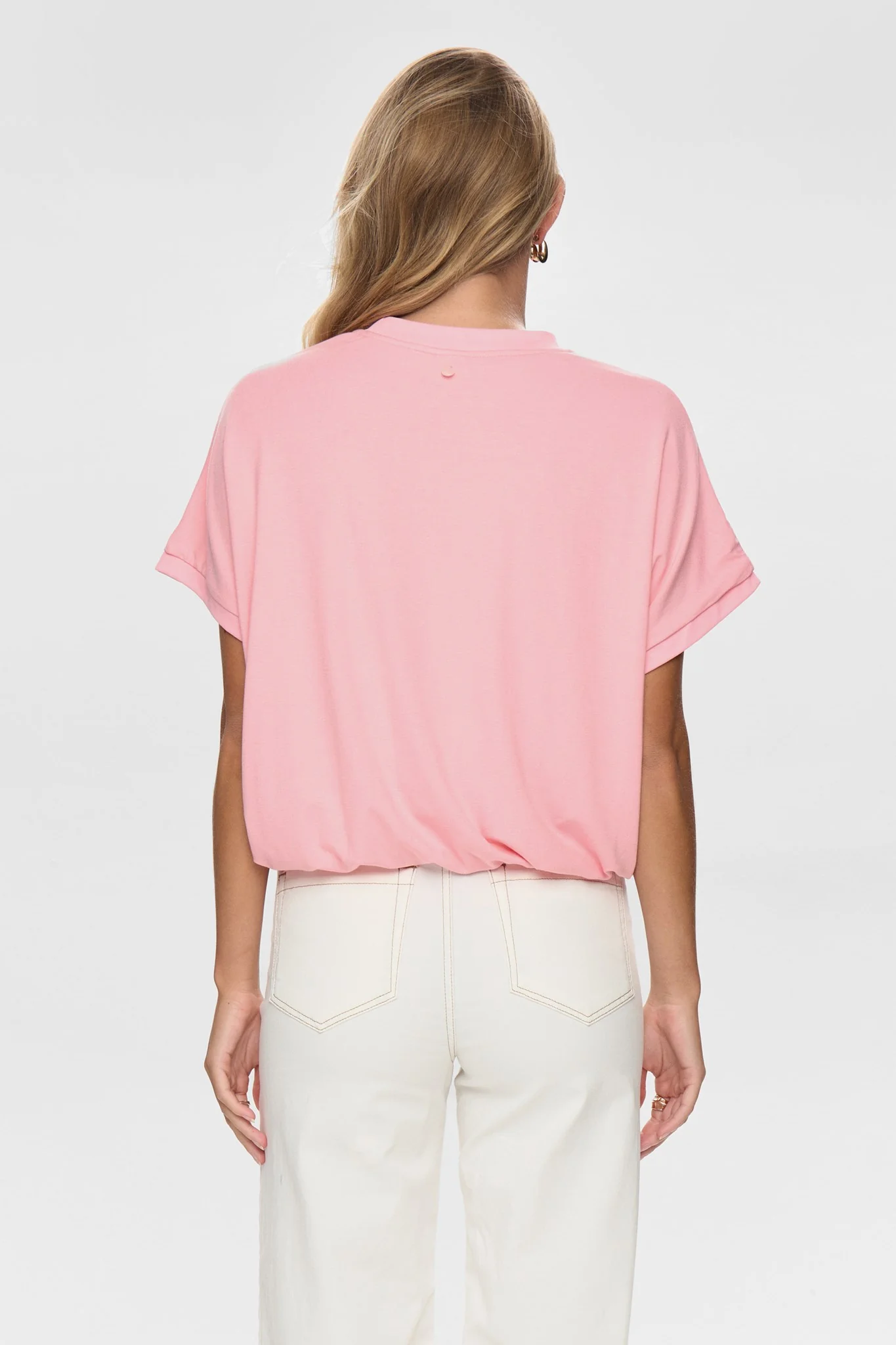 NULEAH BOXY TEE - Peony - Image 2