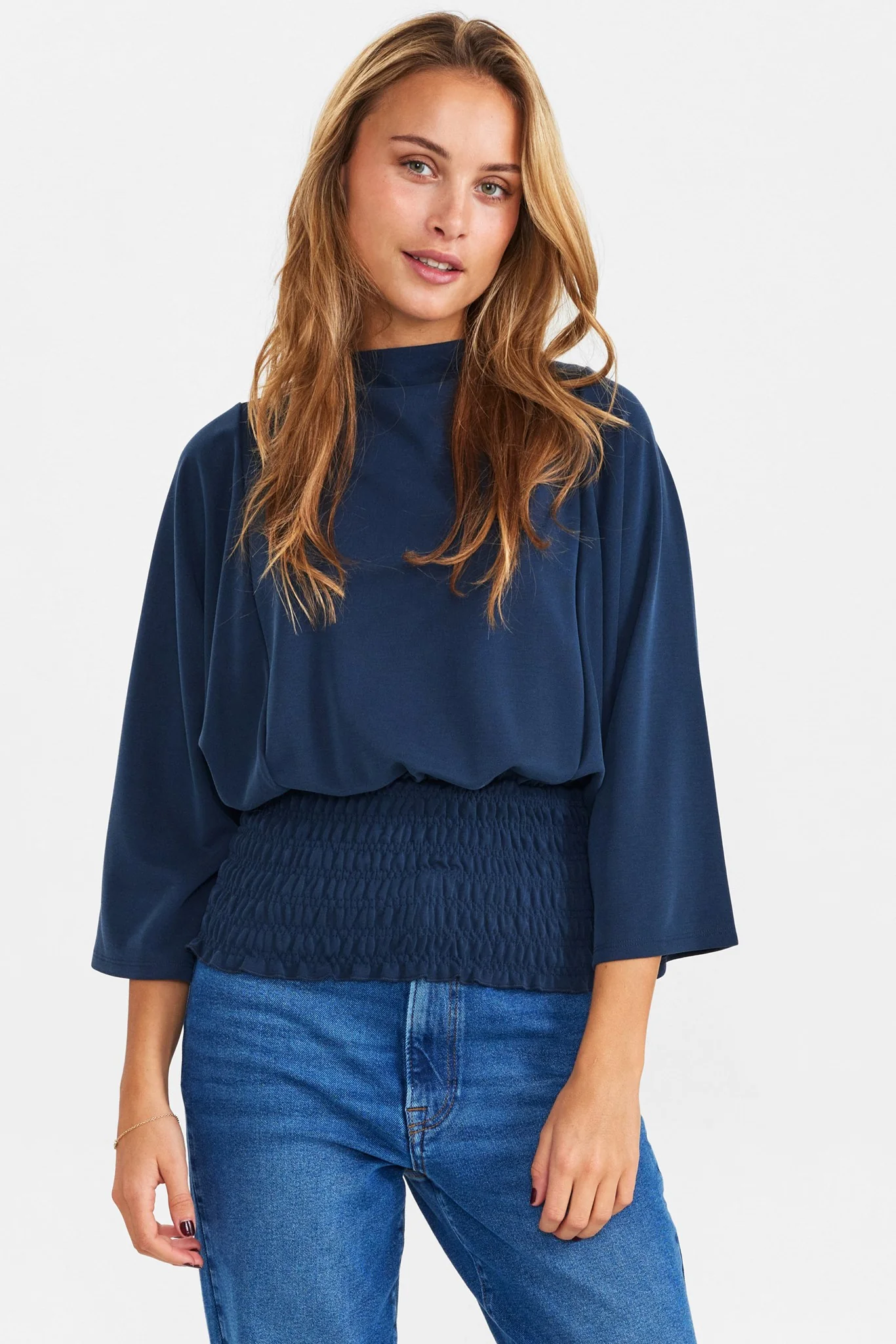 NULEANNE BLOUSE - Dark Sapphire