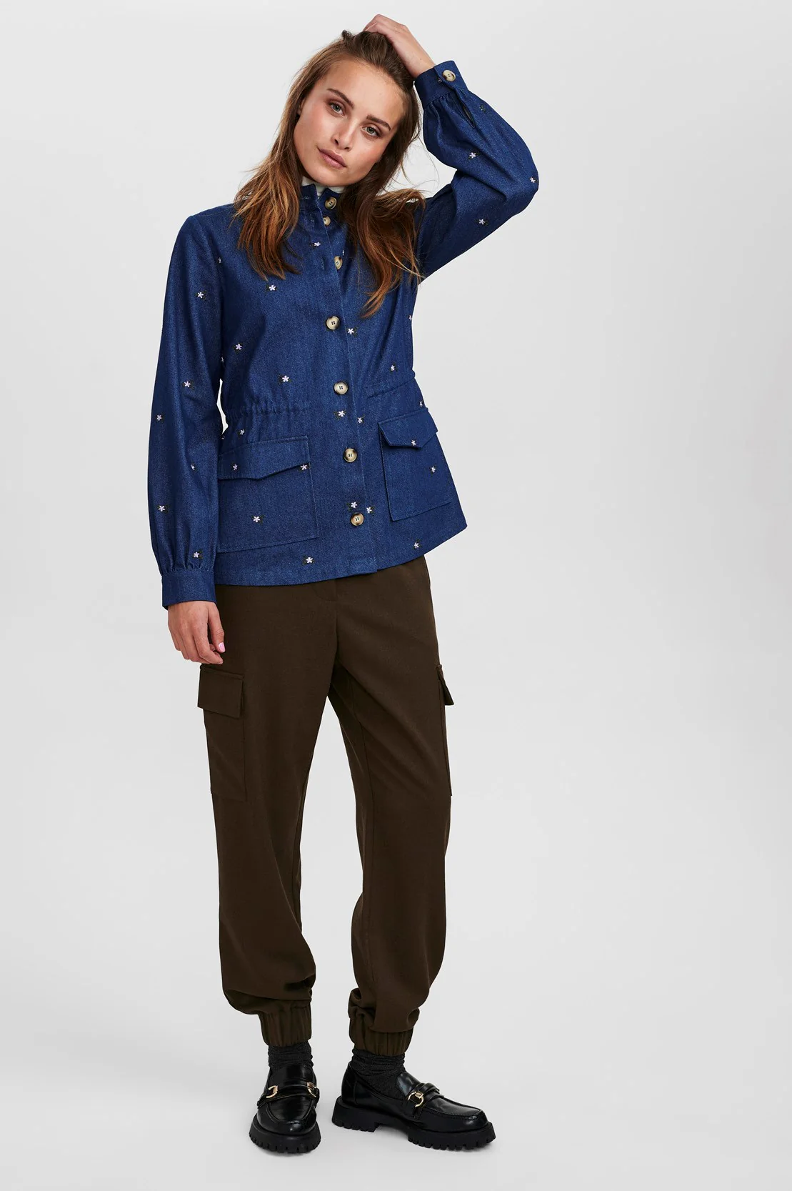 NULEAVE JACKET - Dark Blue Denim - Image 3