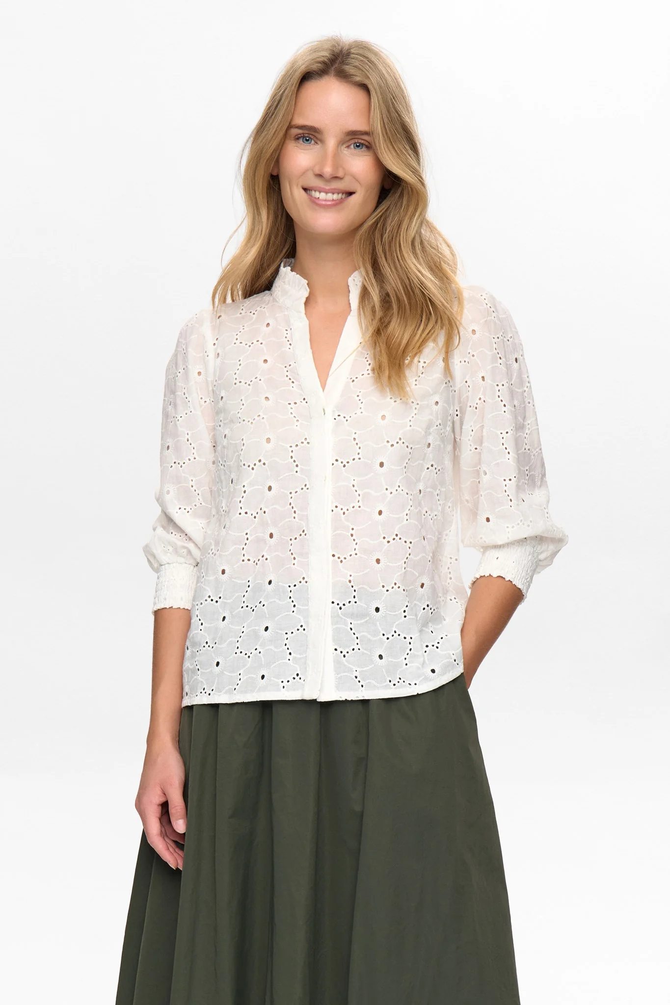 NULELA SHIRT - Bright White