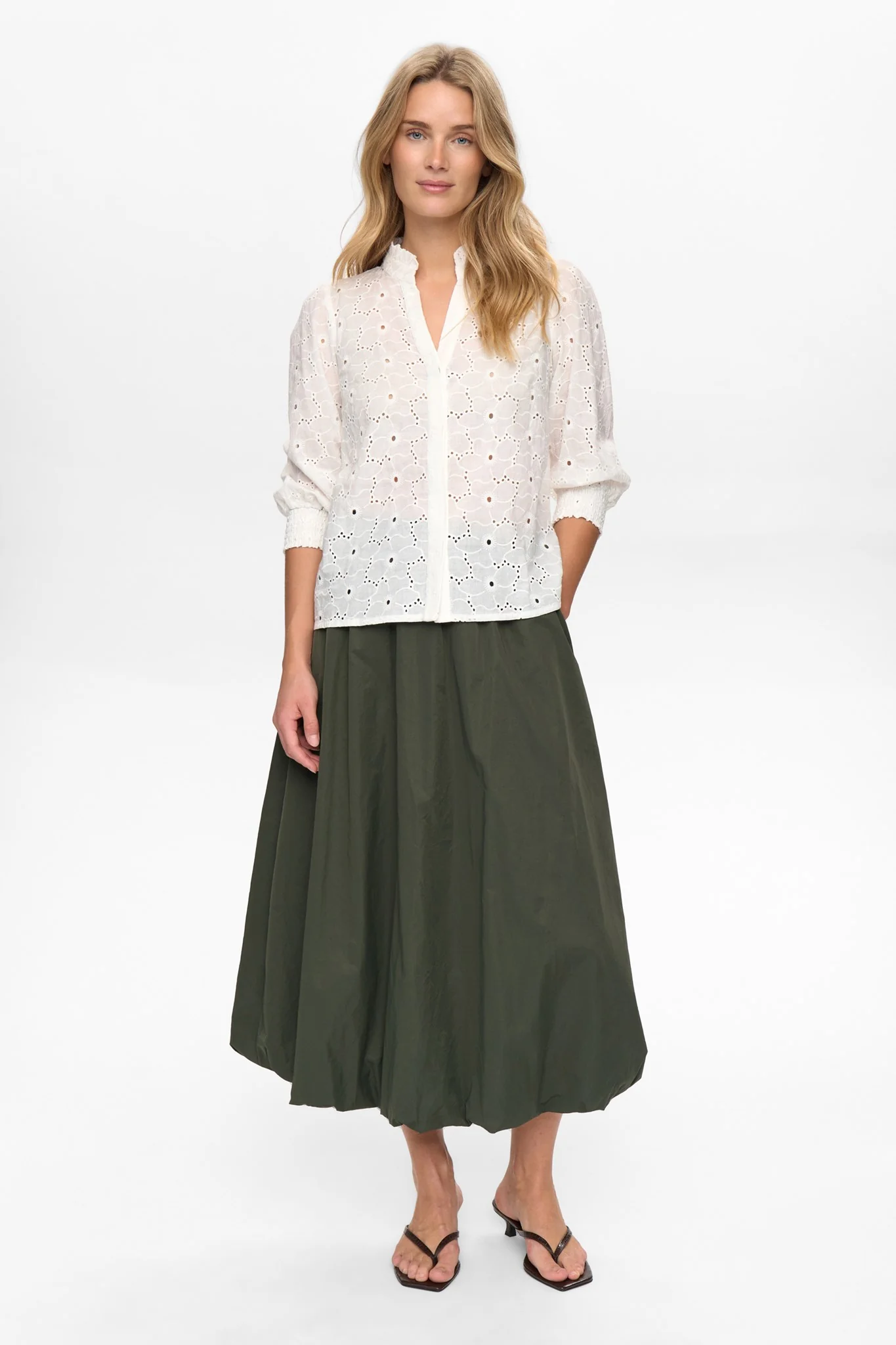 NULELA SHIRT - Bright White - Image 3