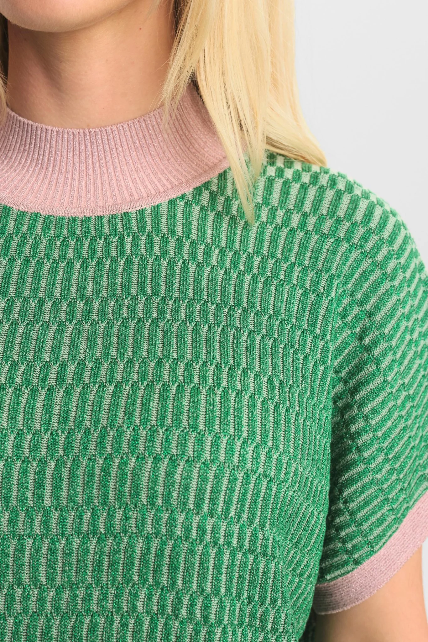 NULENA LUREX HIGH NECK  - Leprechaun - Image 4