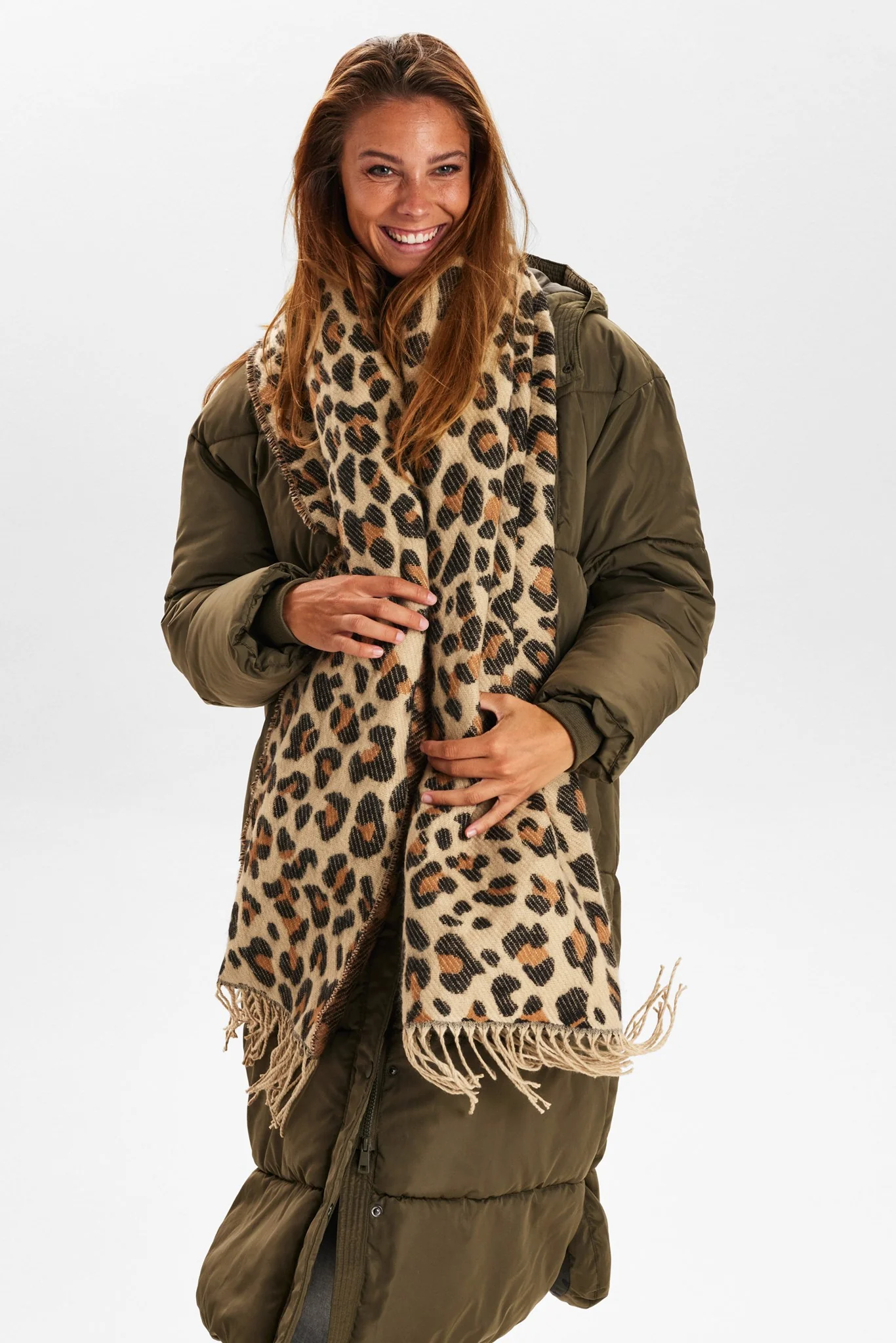 NULEONORA SCARF  - Cobblestone