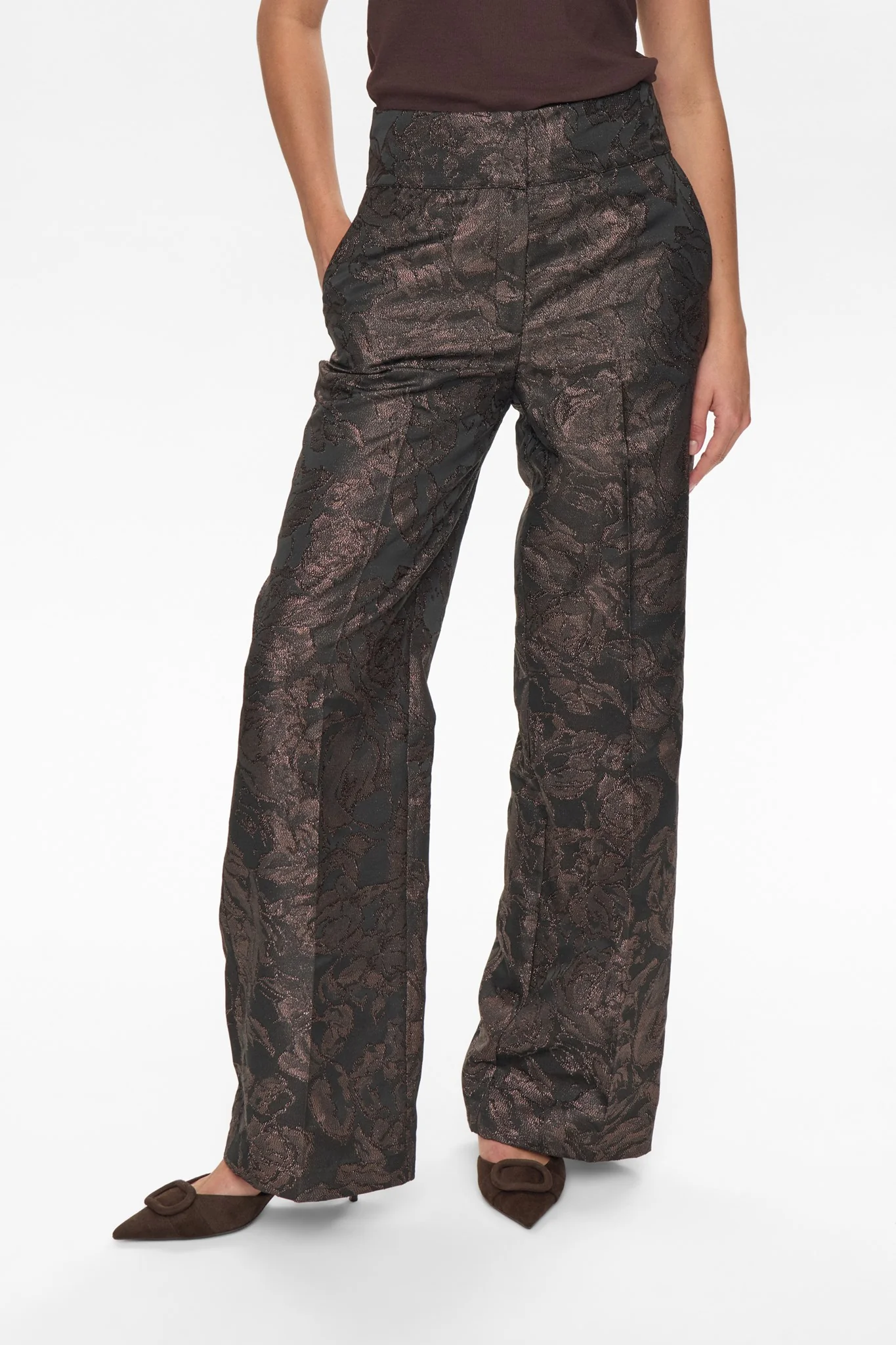 NULIKA PANTS - Black Coffee