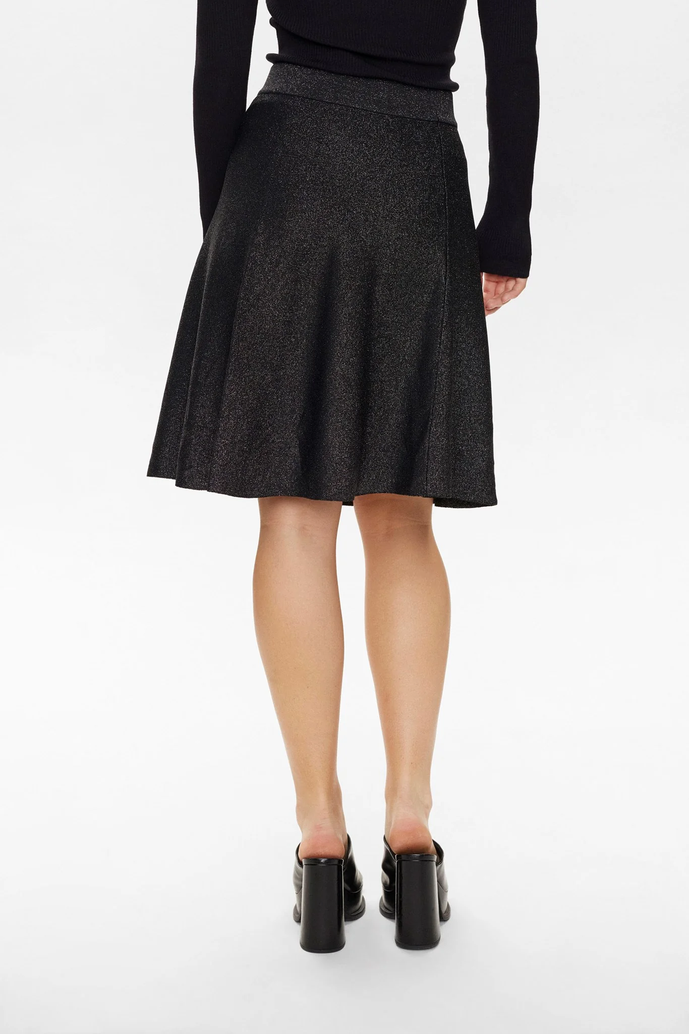 NULILLY PILLY LUREX SKIRT - Caviar - Image 2