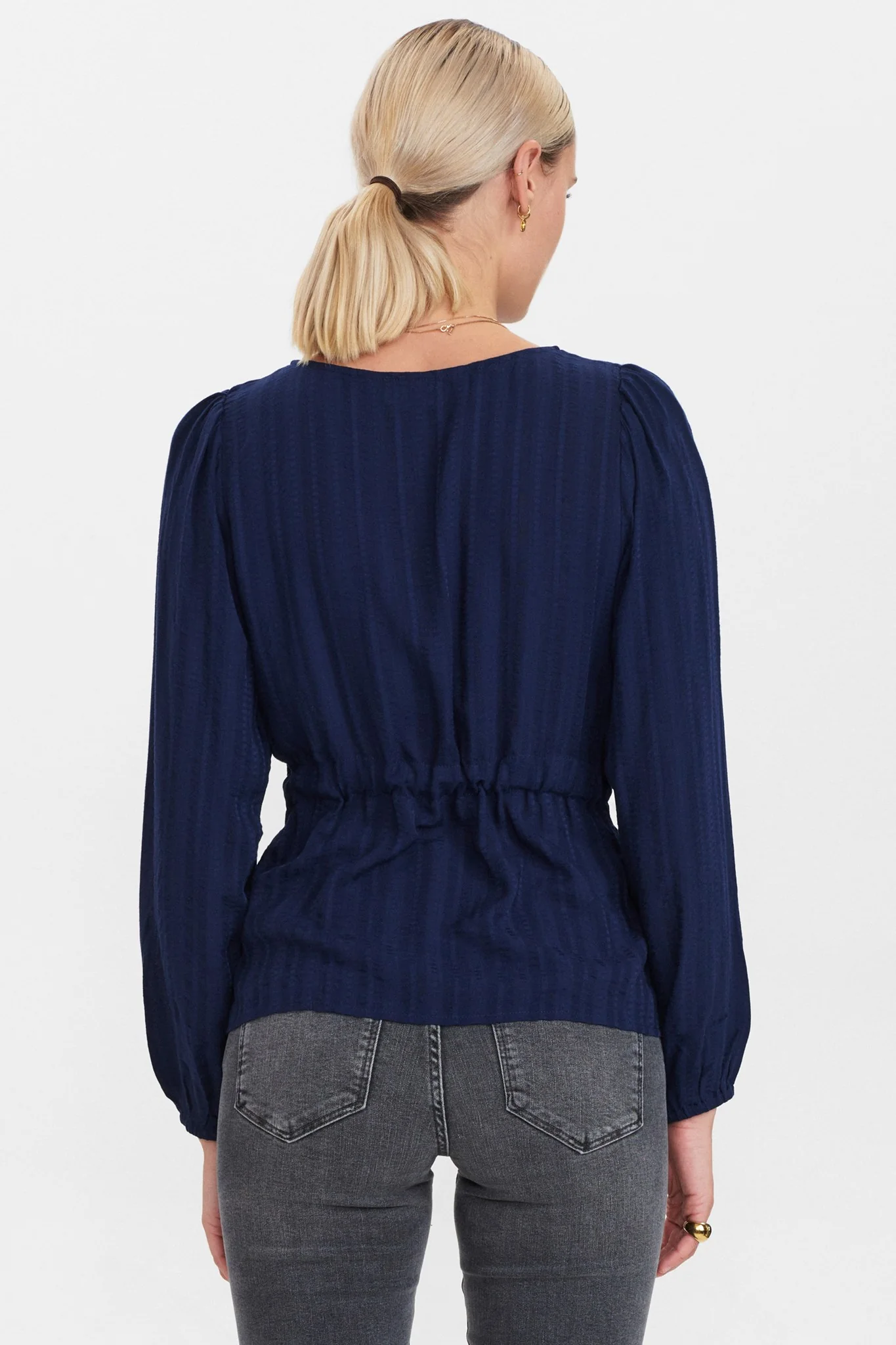NULINKA BLOUSE  - Dark Sapphire - Image 2