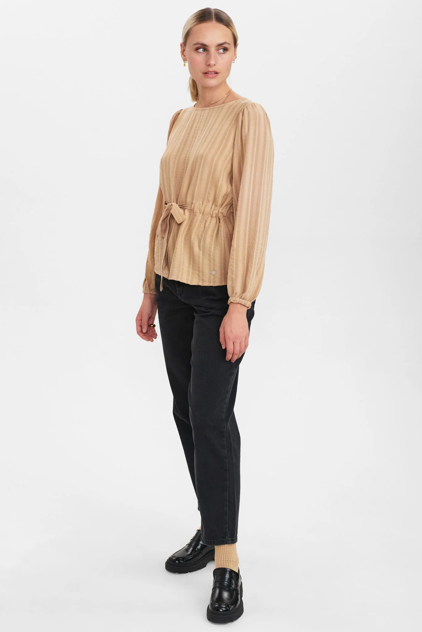 NULINKA BLOUSE - Ginger Root - Image 3