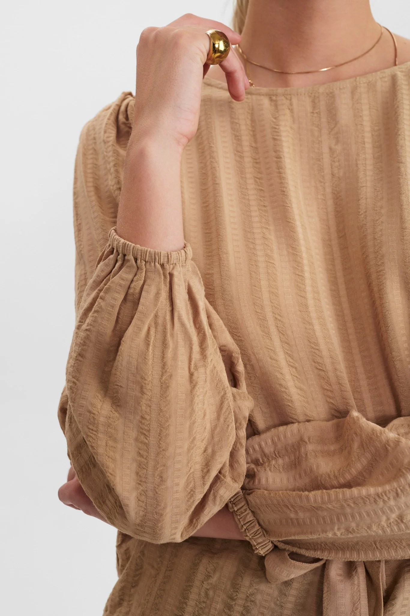 NULINKA BLOUSE - Ginger Root - Image 4