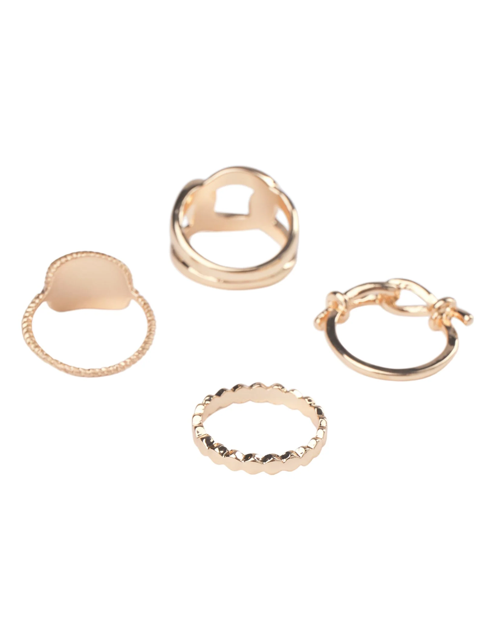 NULINKA RING 4-PACK - Gold - Image 4
