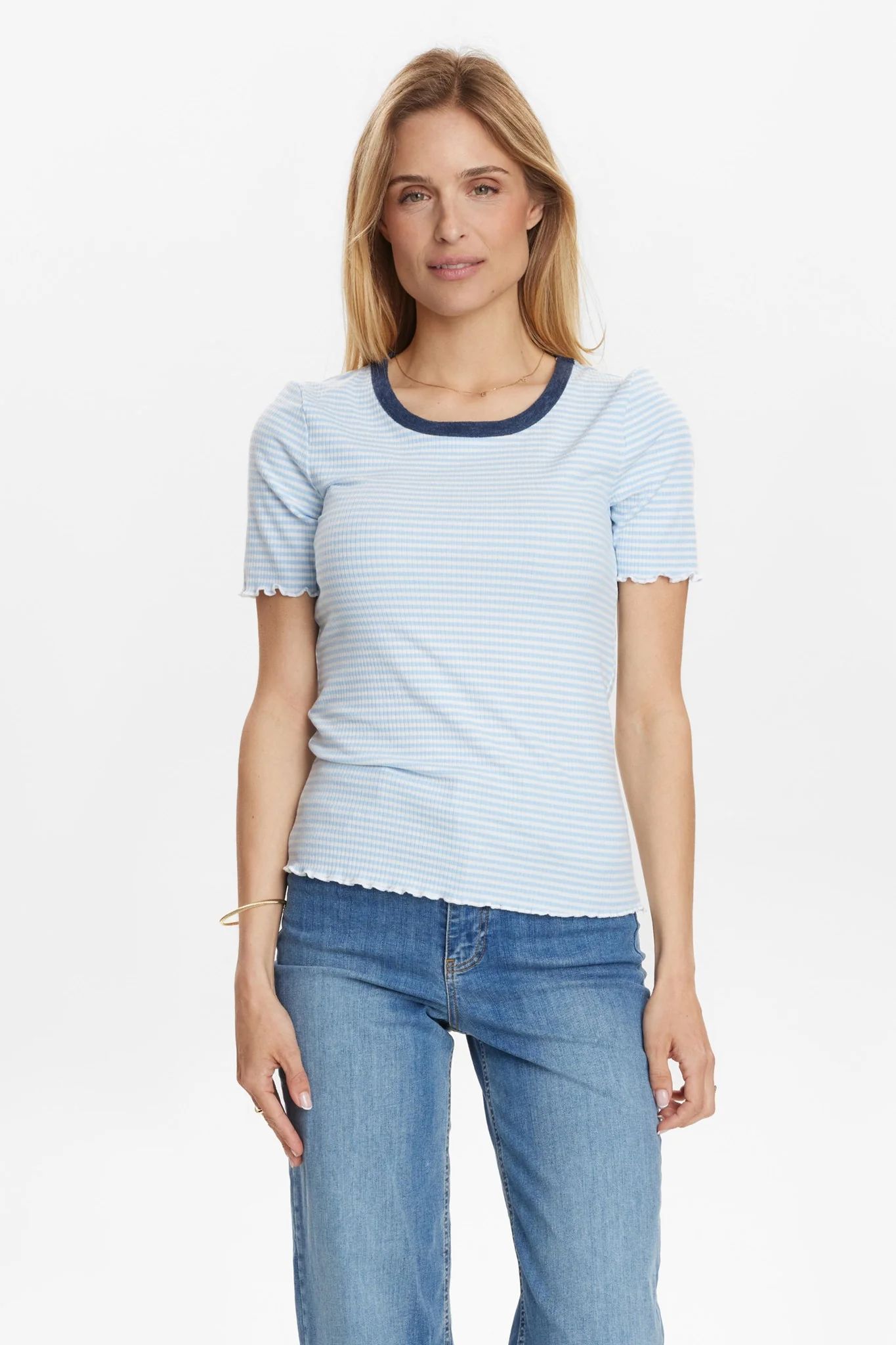 NULIRA T-SHIRT - Cerulean
