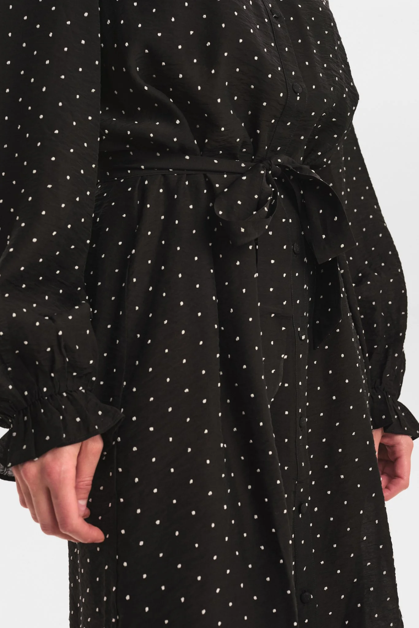 NULIZA SHIRT DRESS - Caviar - Image 5