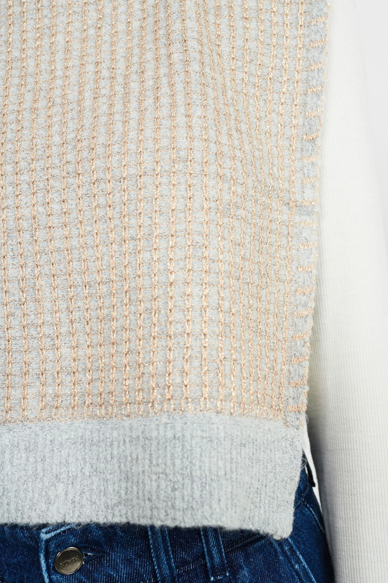 NULORENA WARMER - Light grey mel - Image 5