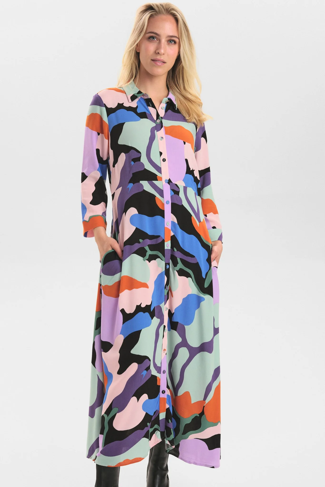 NULOTTAS SARA DRESS - Palace Blue
