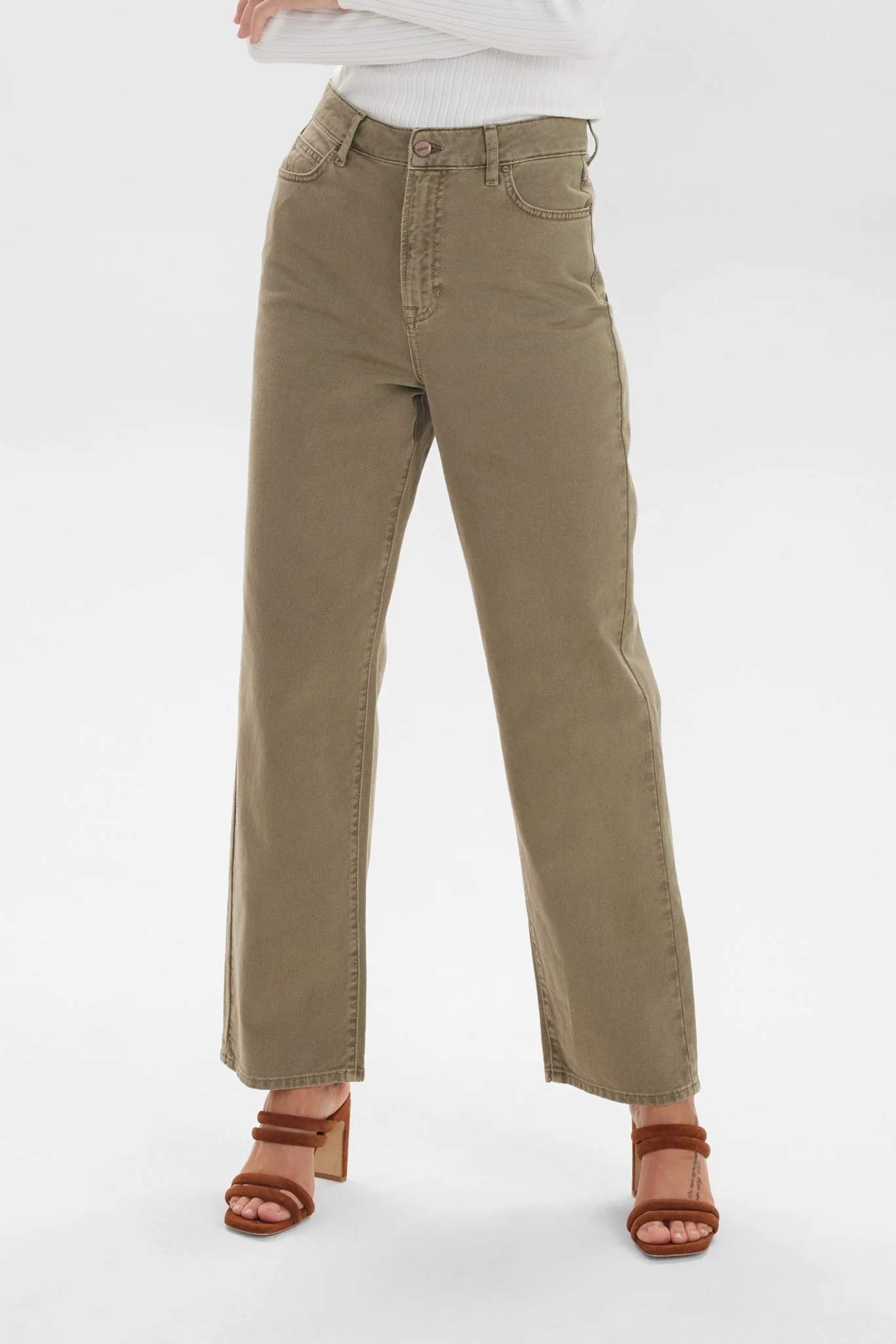 NULOUISA PANT - Deep Lichen Green