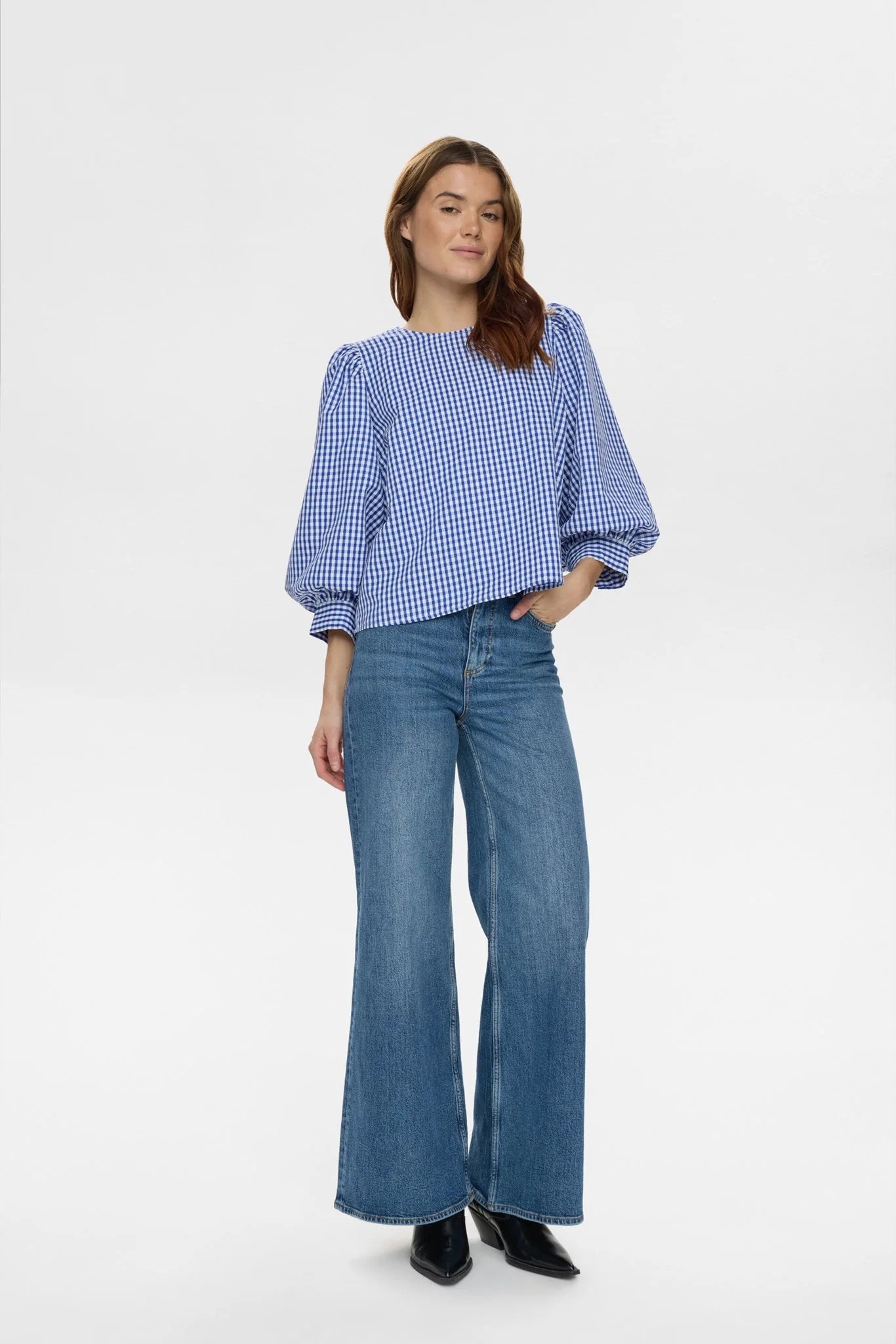 NULUCIA BLOUSE  - Beacoup Blue - Image 3