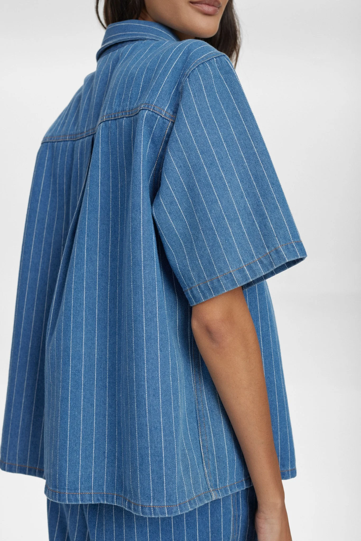 NULUCIE SHIRT - Dark Blue Denim - Image 5