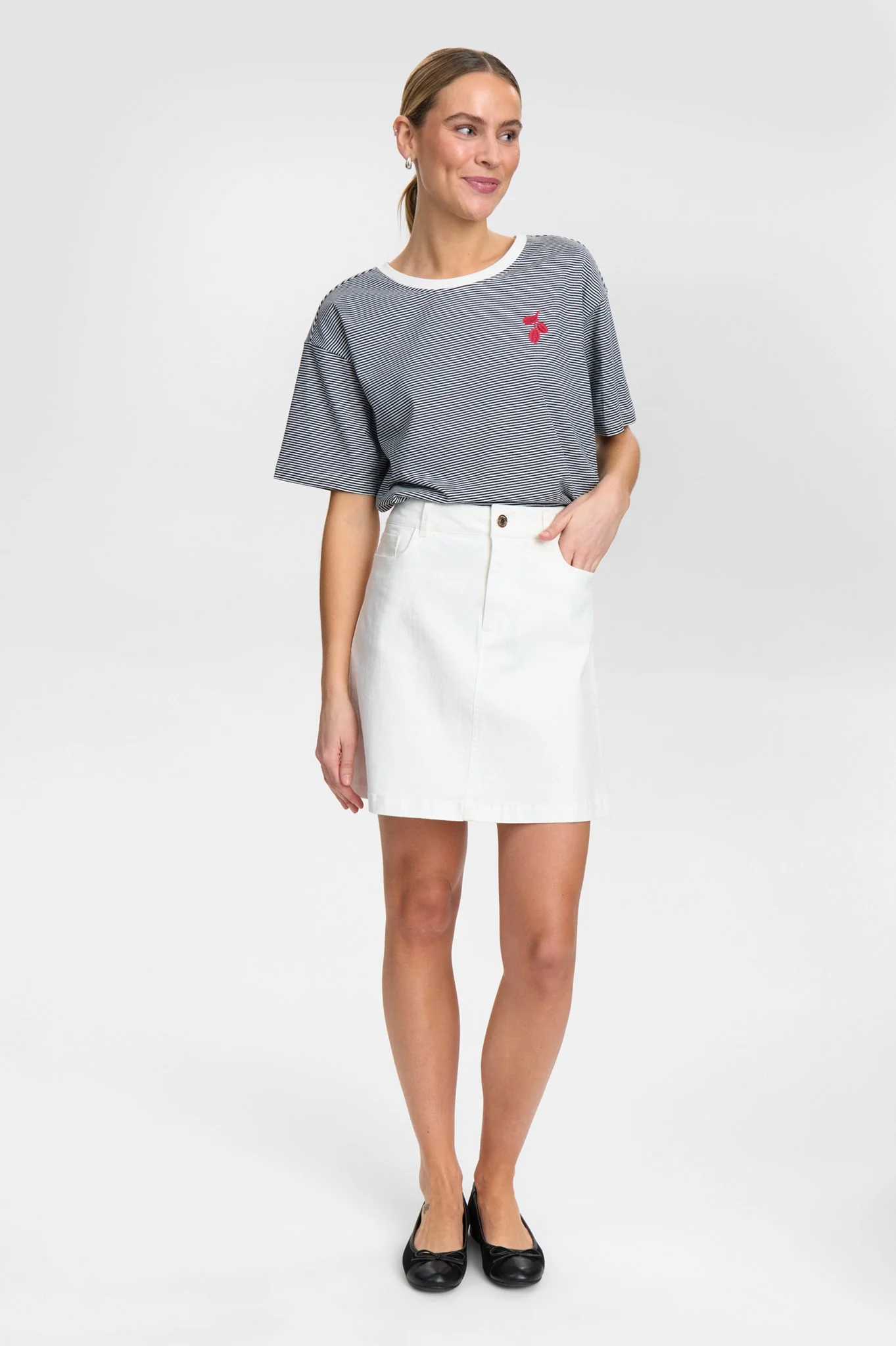 NULULU SKIRT - Bright White - Image 3