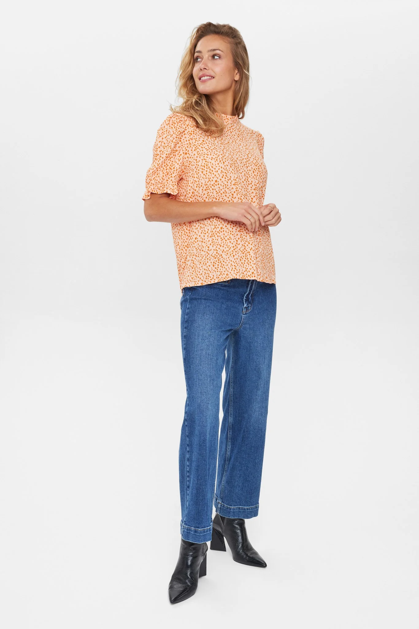 NULYDIA BLOUSE  - Peach Melba - Image 3