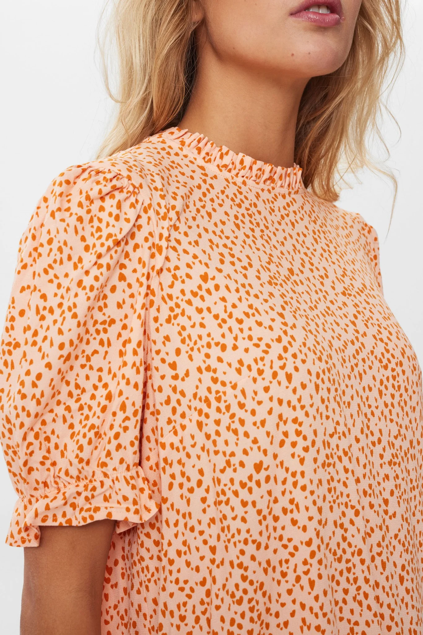 NULYDIA BLOUSE  - Peach Melba - Image 4