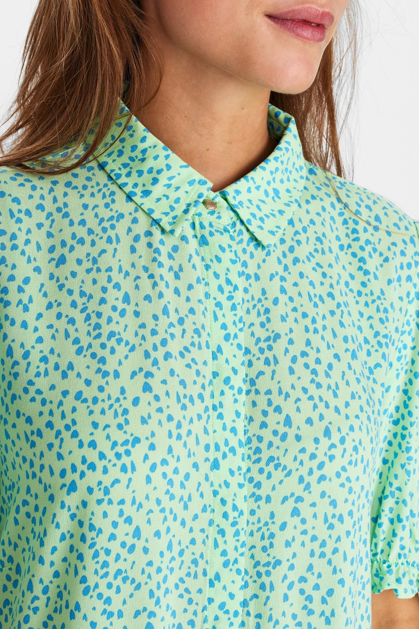 NULYDIA SHORT DRESS - Patina Green - Image 4