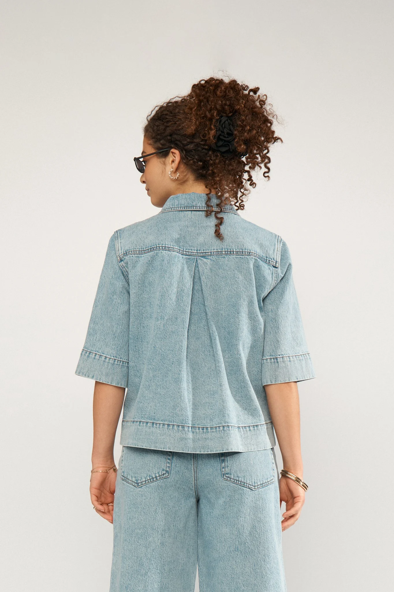 NUMALAGA SHIRT - Light Blue Denim - Image 2