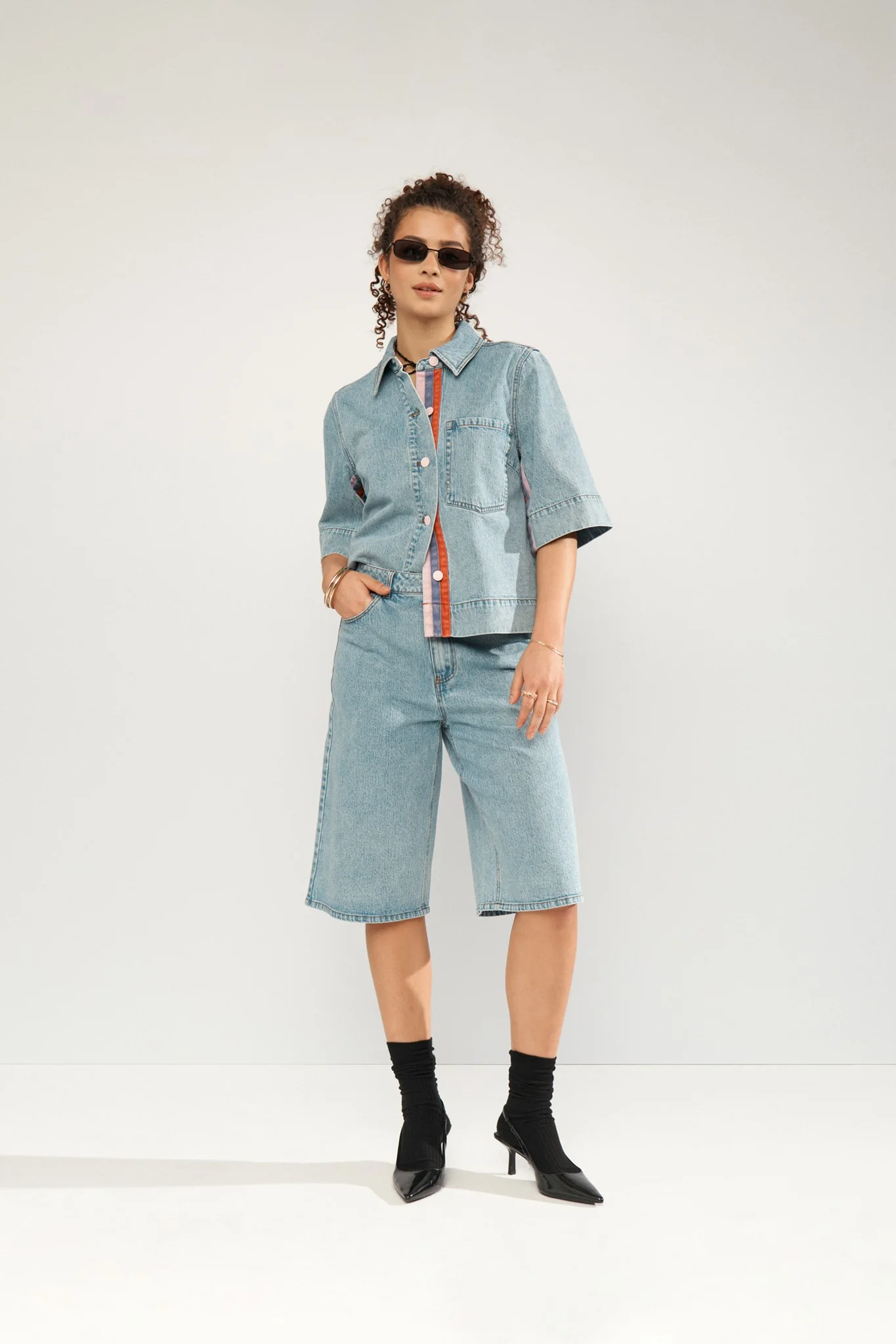 NUMALAGA SHIRT - Light Blue Denim - Image 3