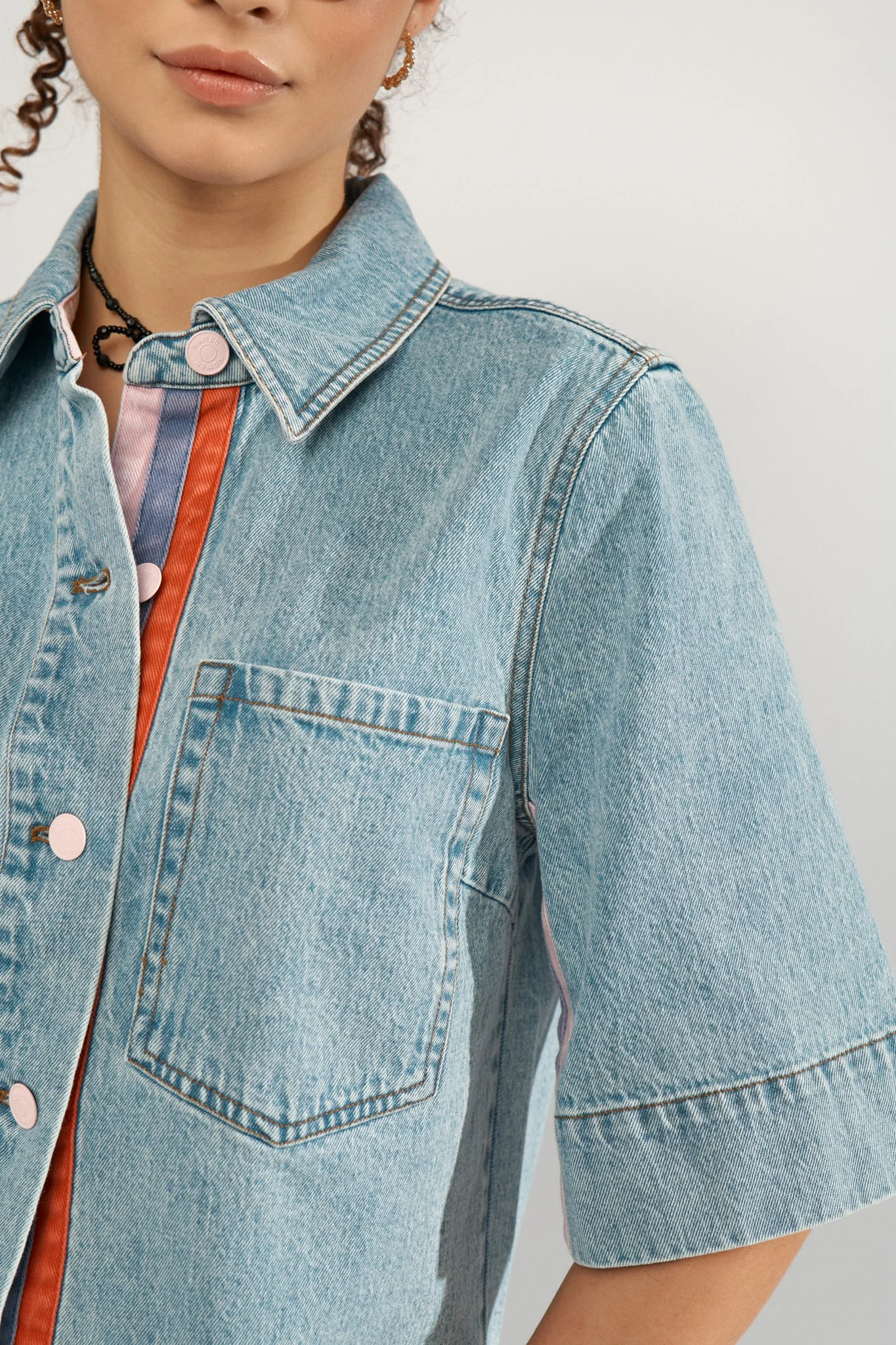NUMALAGA SHIRT - Light Blue Denim - Image 5