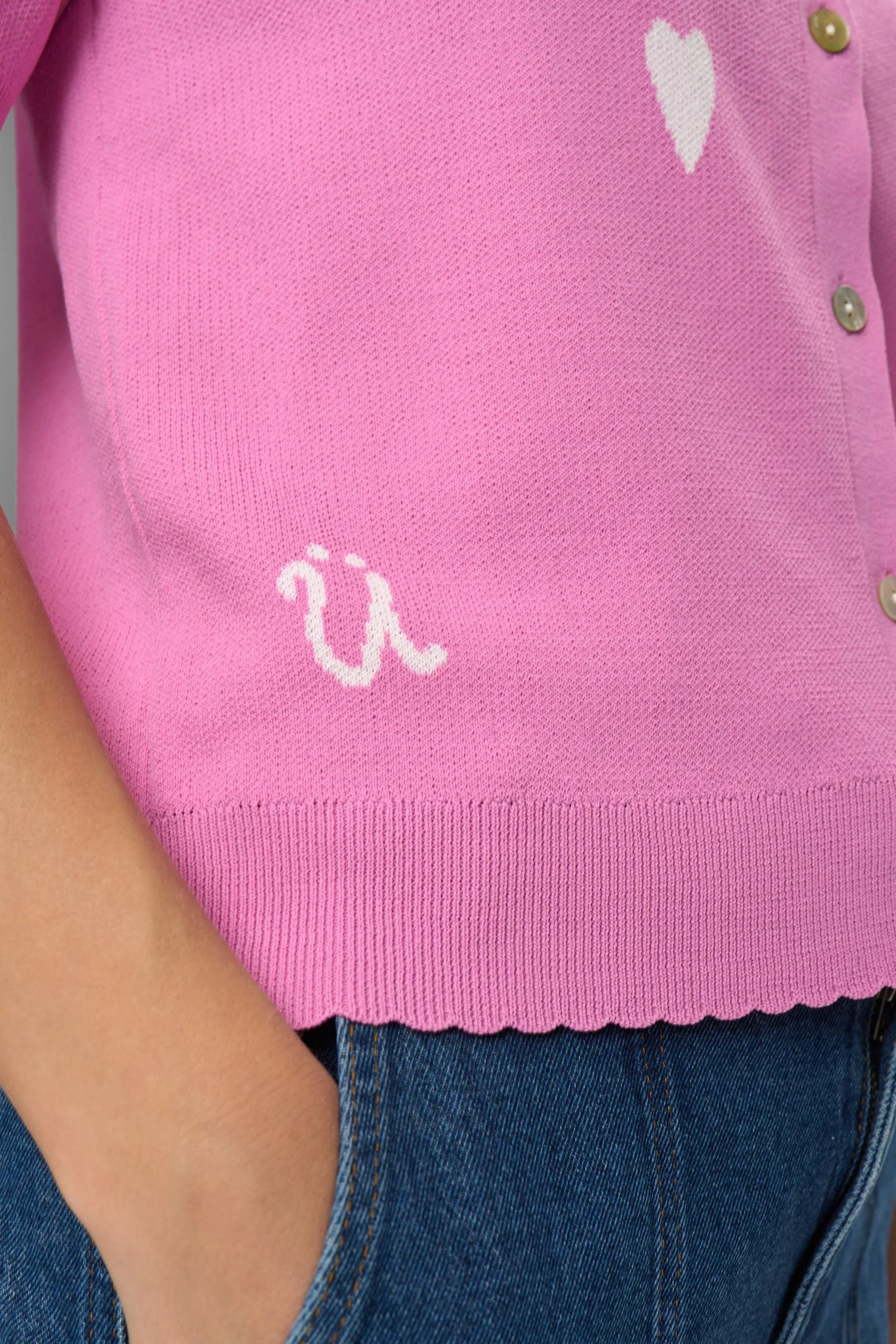 NUMALITTA CARDIGAN - Fuchsia Pink - Image 5