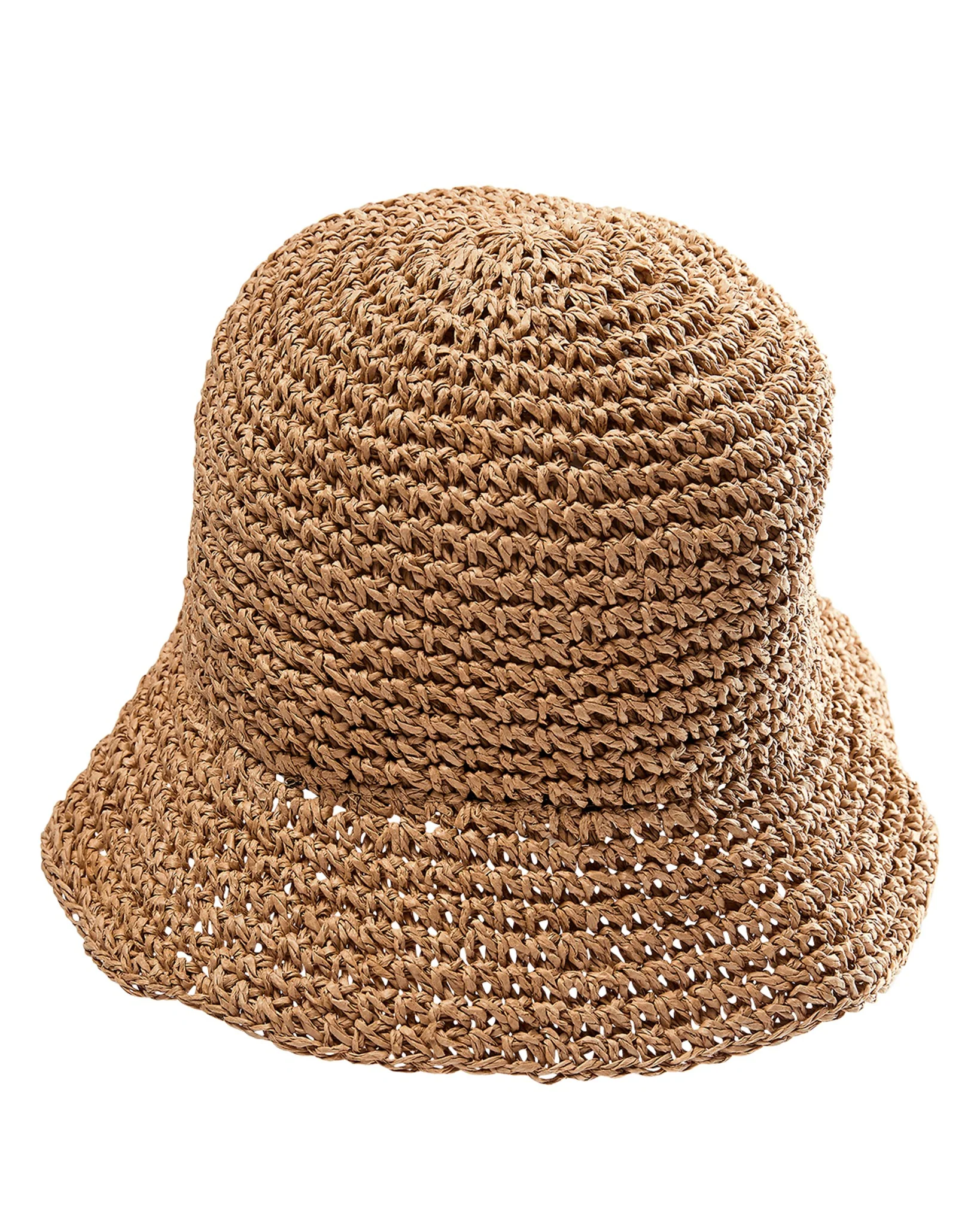 NUMANDI STRAW BUCKET HAT  - Tannin - Image 2