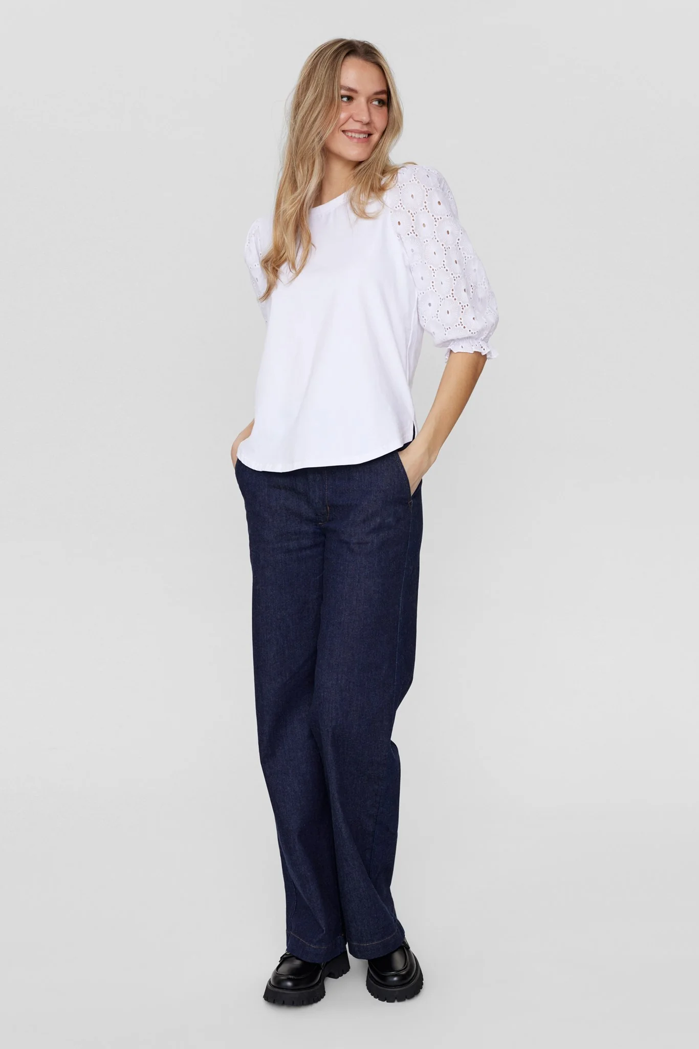 NUMANUELA SS TOP - Cloud Dancer - Image 3