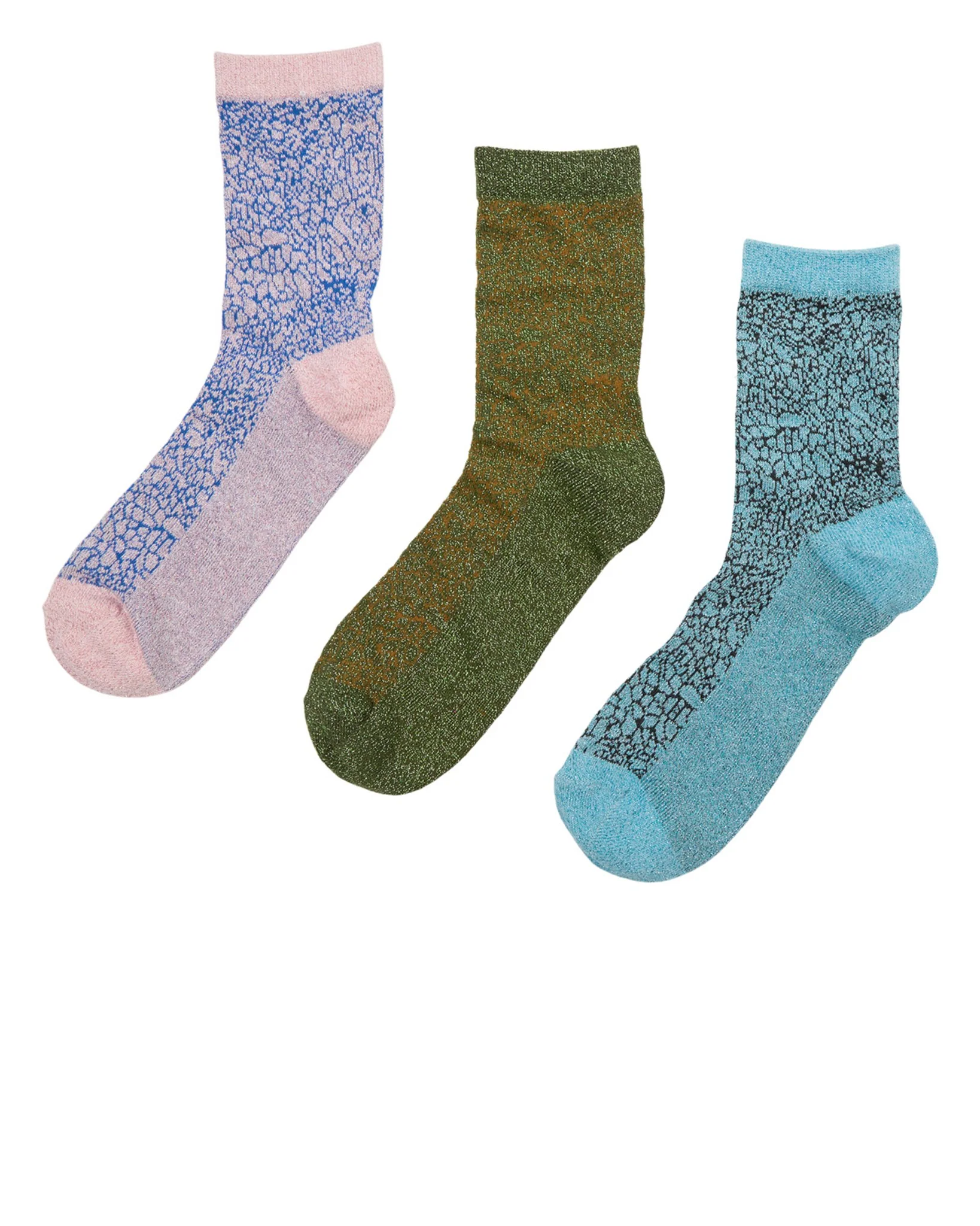 NUMARBLE 3 PACK SOCKS - Multi - Image 2