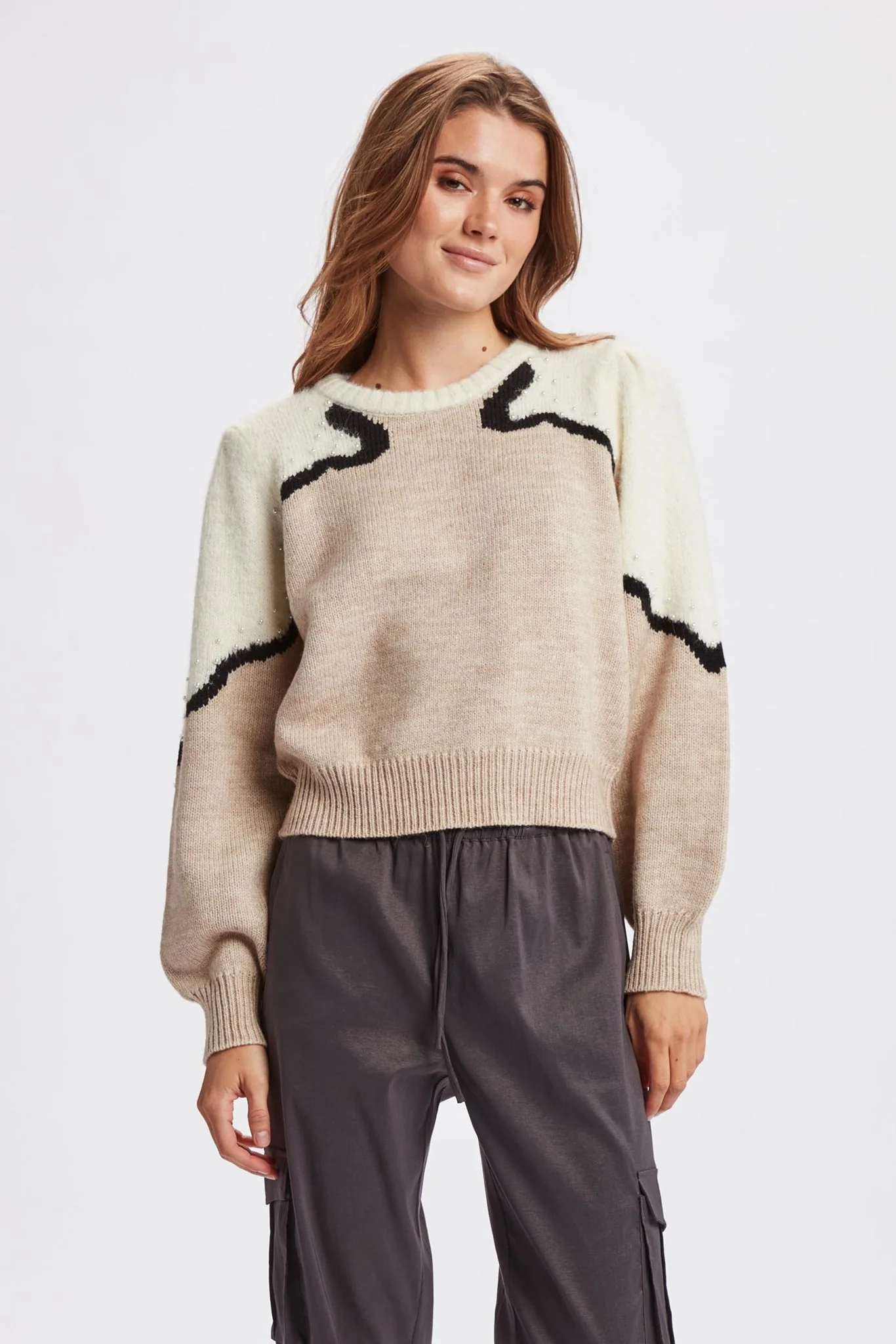 NUMAREN PULLOVER  - Sesame Melange