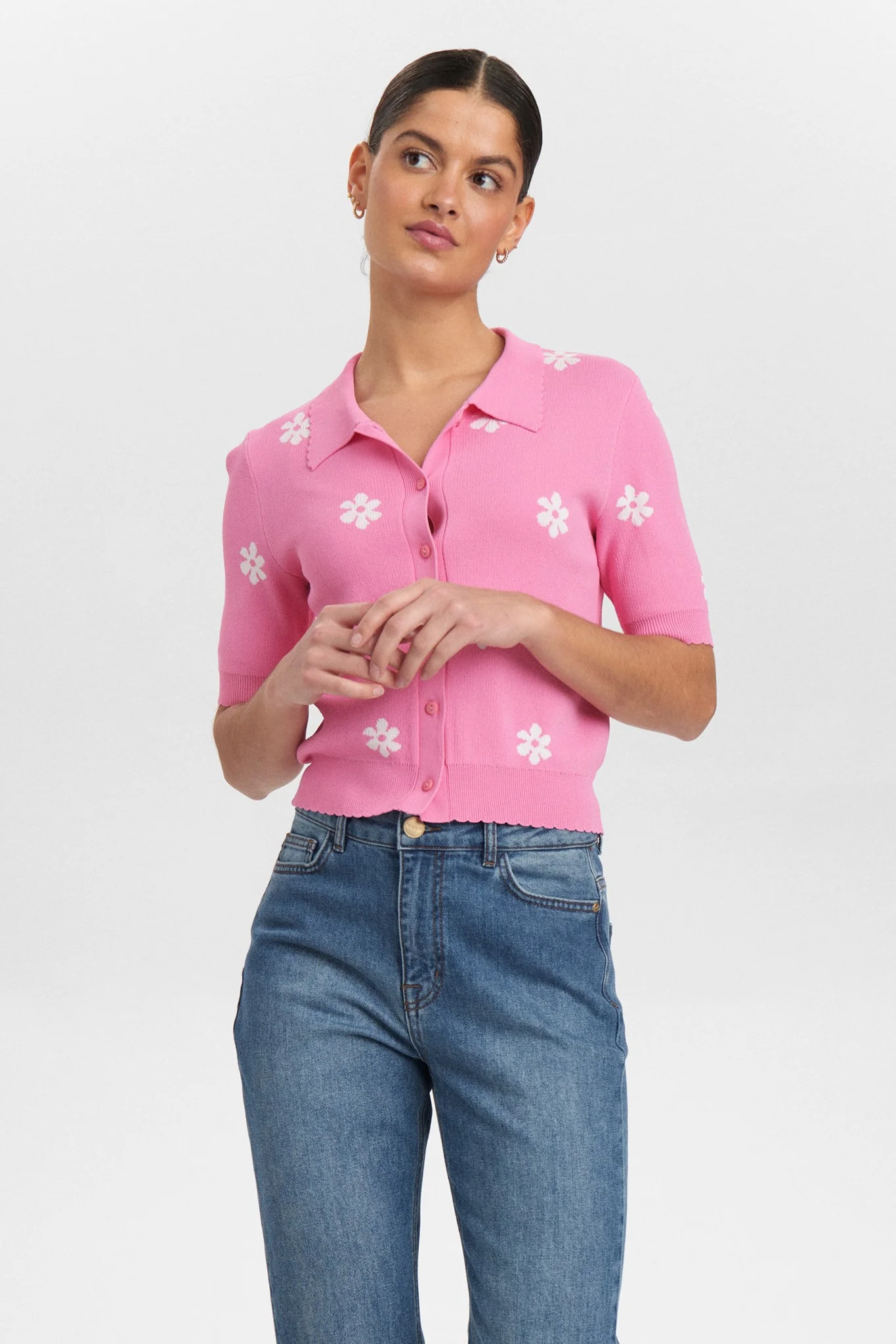 NUMARGIT PULLOVER - Pink Cosmos
