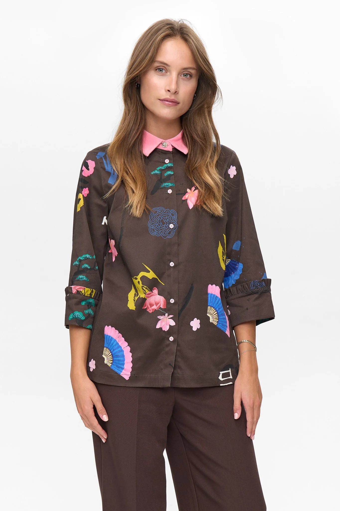 NUMARKI SHIRT - Black Coffee