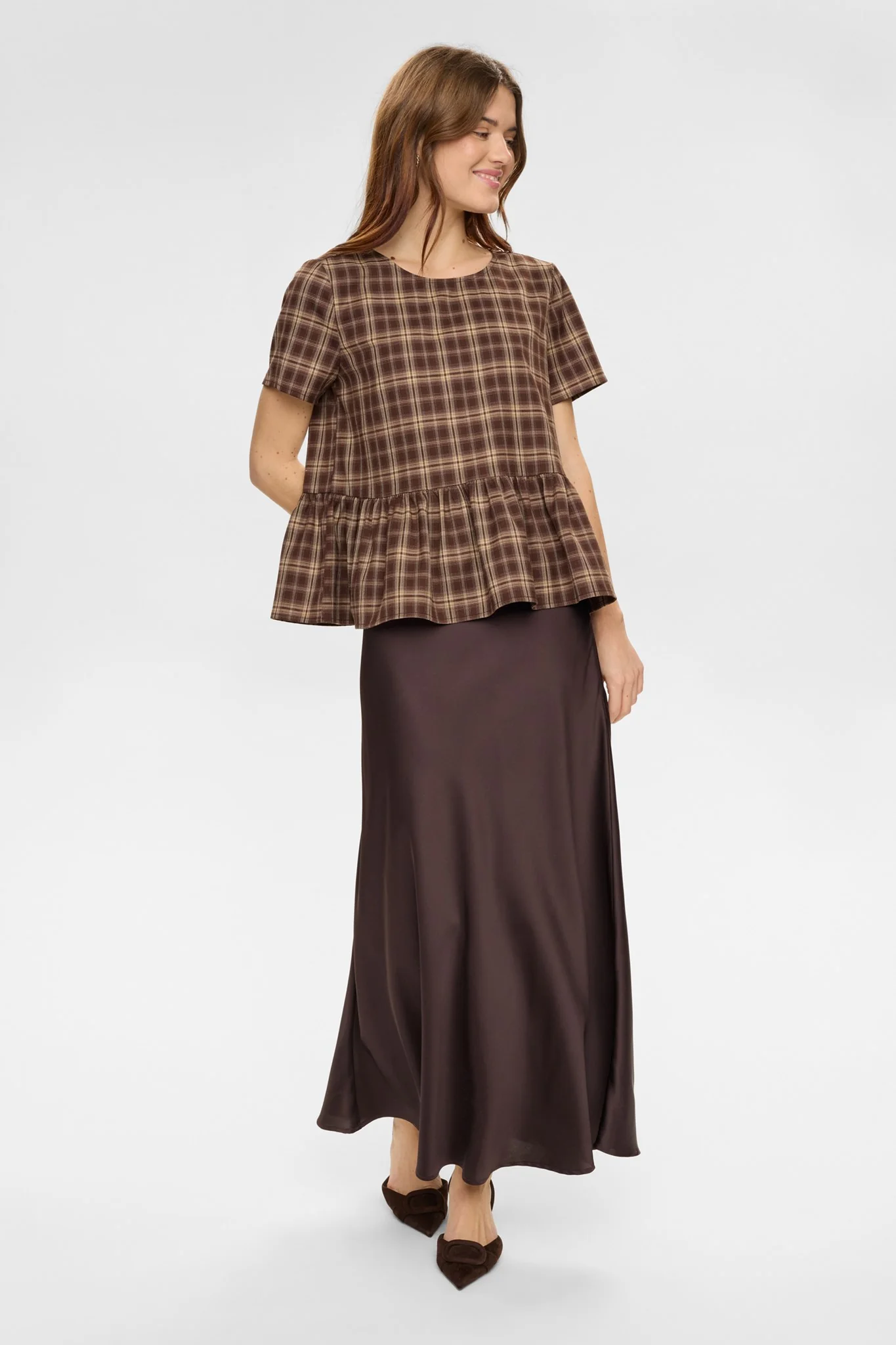 NUMARLIE BLOUSE - Black Coffee - Image 3