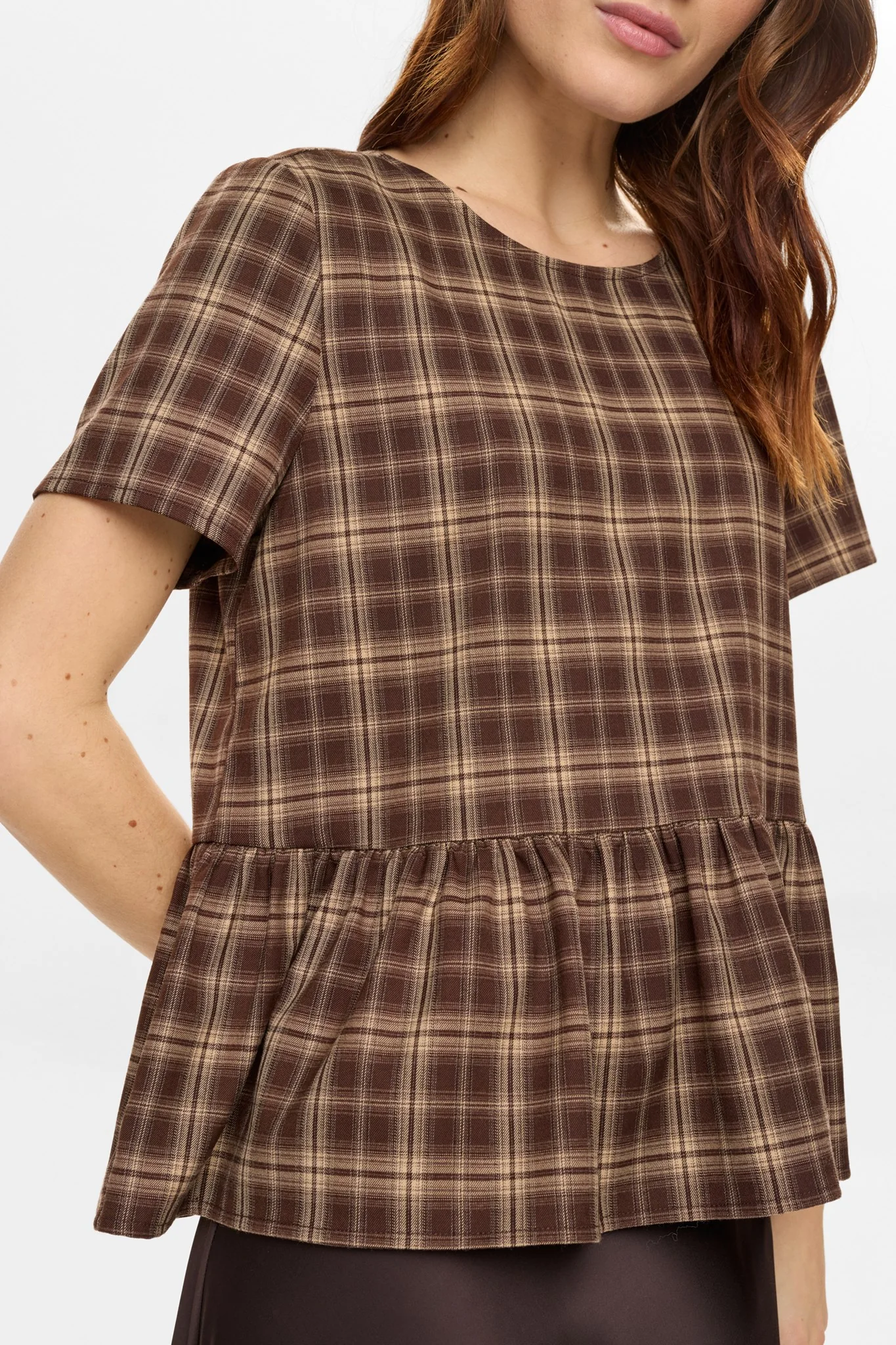 NUMARLIE BLOUSE - Black Coffee - Image 4