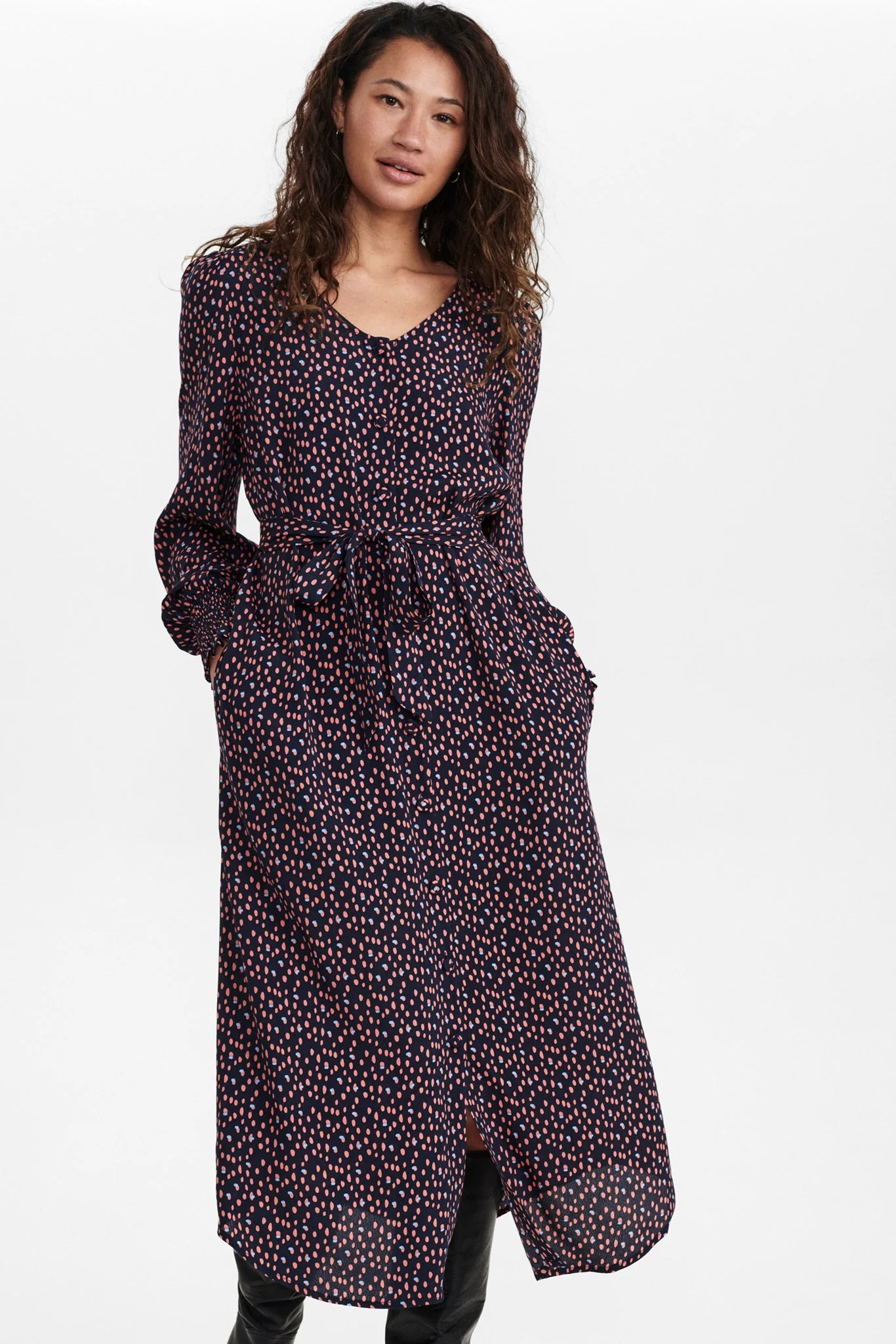 NUMAXINE DRESS - Dark Sapphire