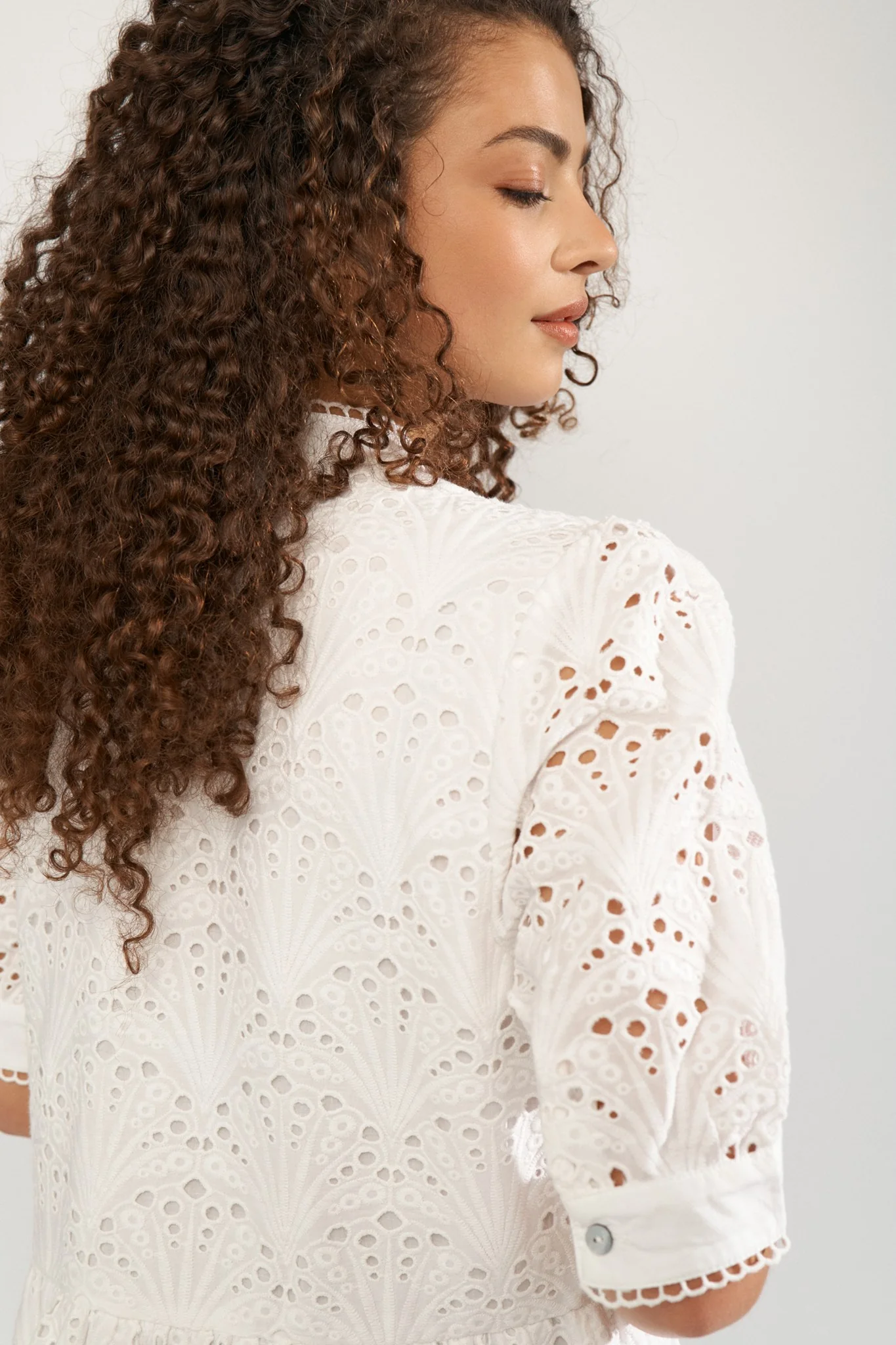 NUMAYA DRESS - Bright White - Image 4