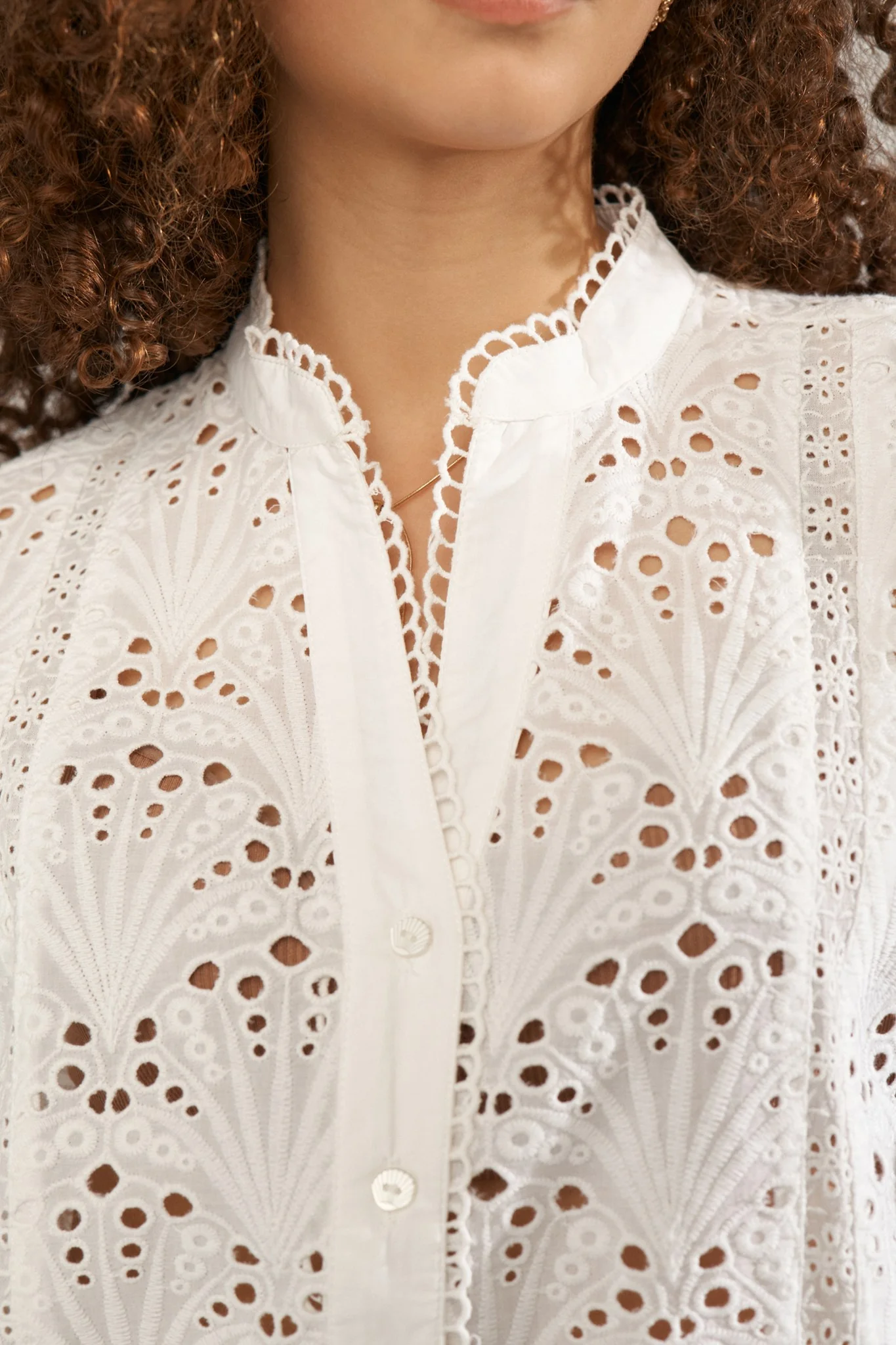 NUMAYA SS BLOUSE  - Bright White - Image 5