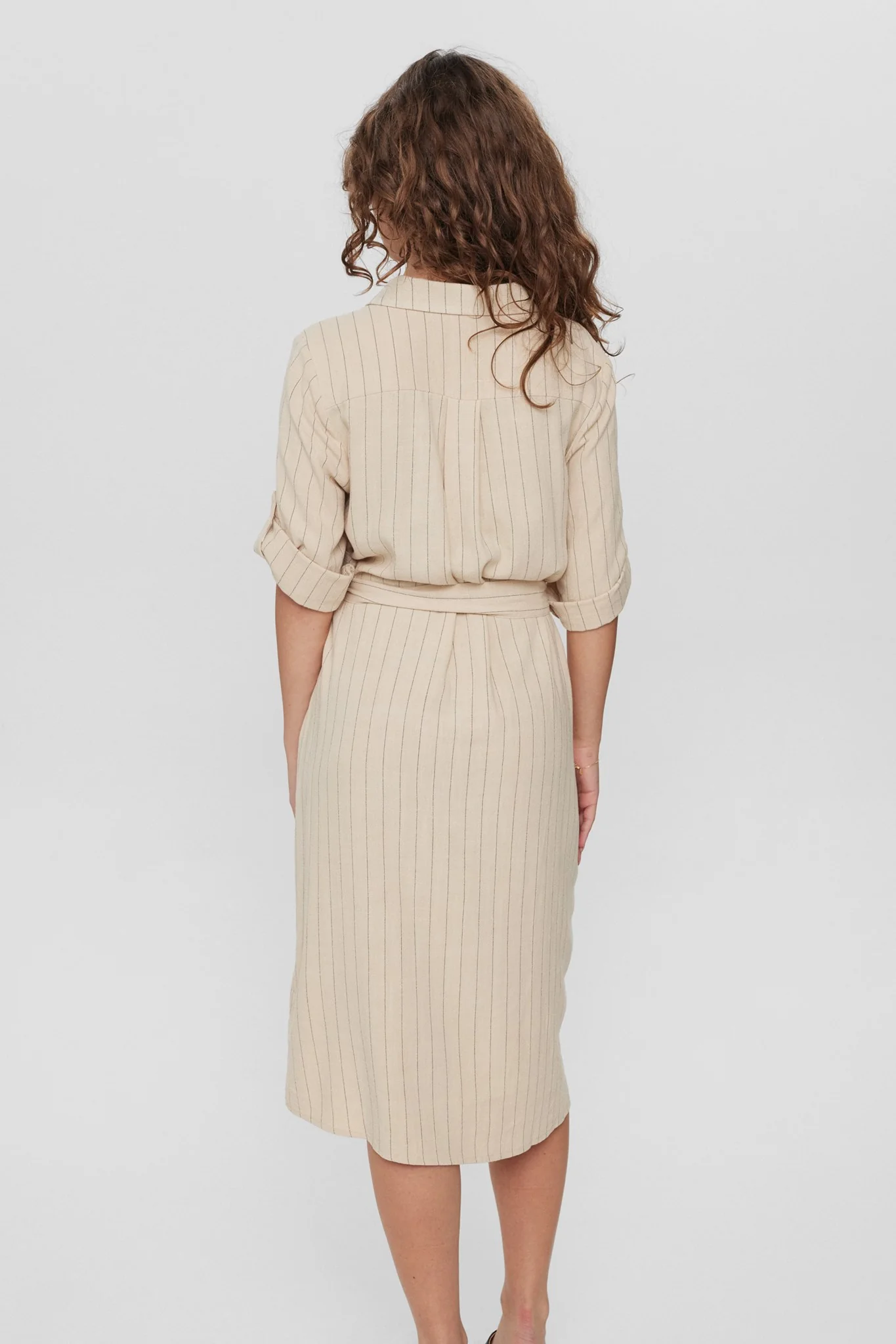 NUMAYANN DRESS - Sesame Melange - Image 2