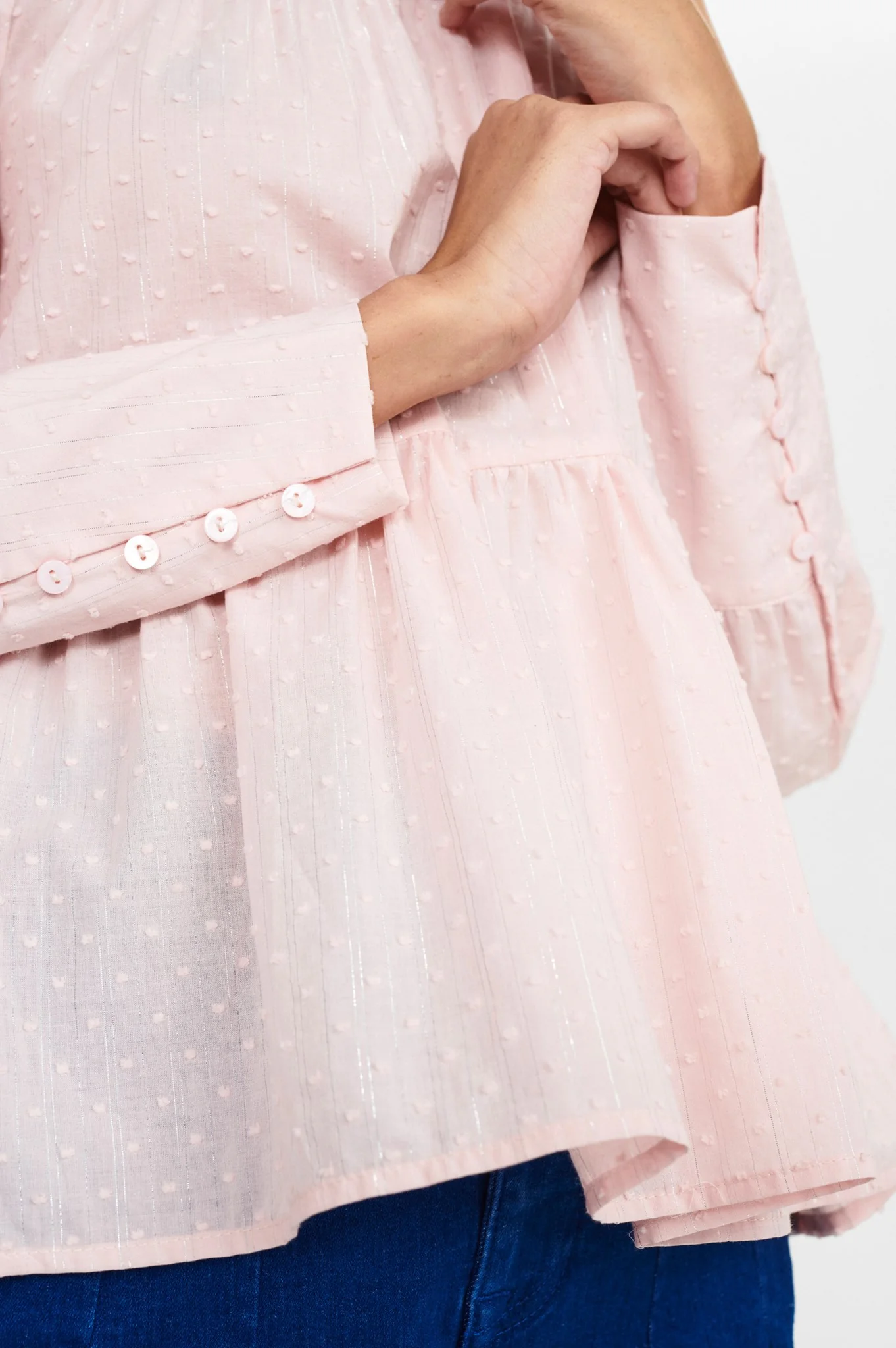 NUMAYOA BLOUSE - Chalk Pink - Image 5
