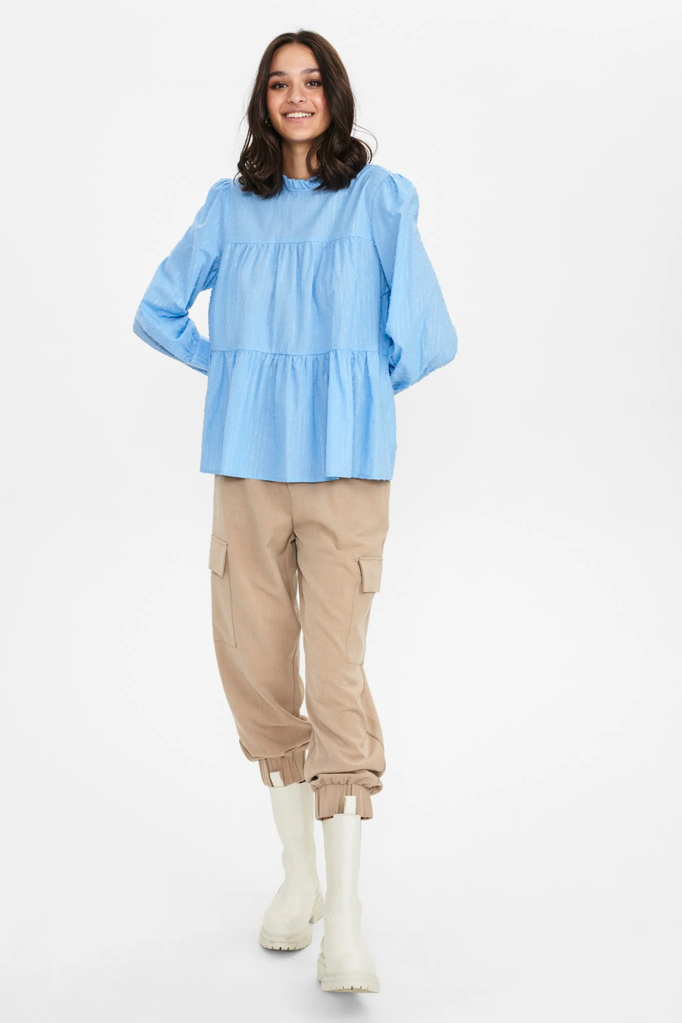 NUMAYOA BLOUSE - Della Robbia Blue - Image 3